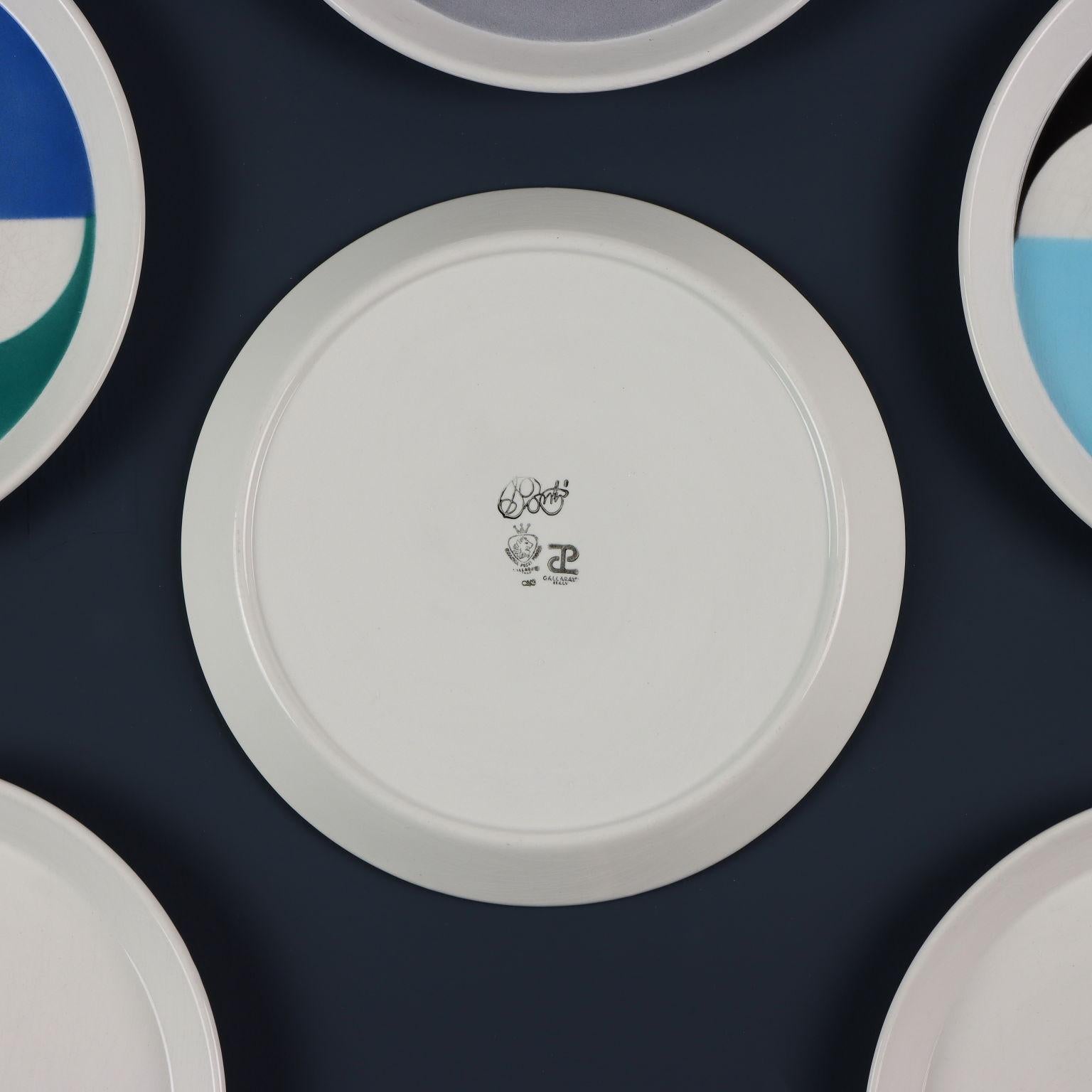 Juego de 6 platos de la serie 