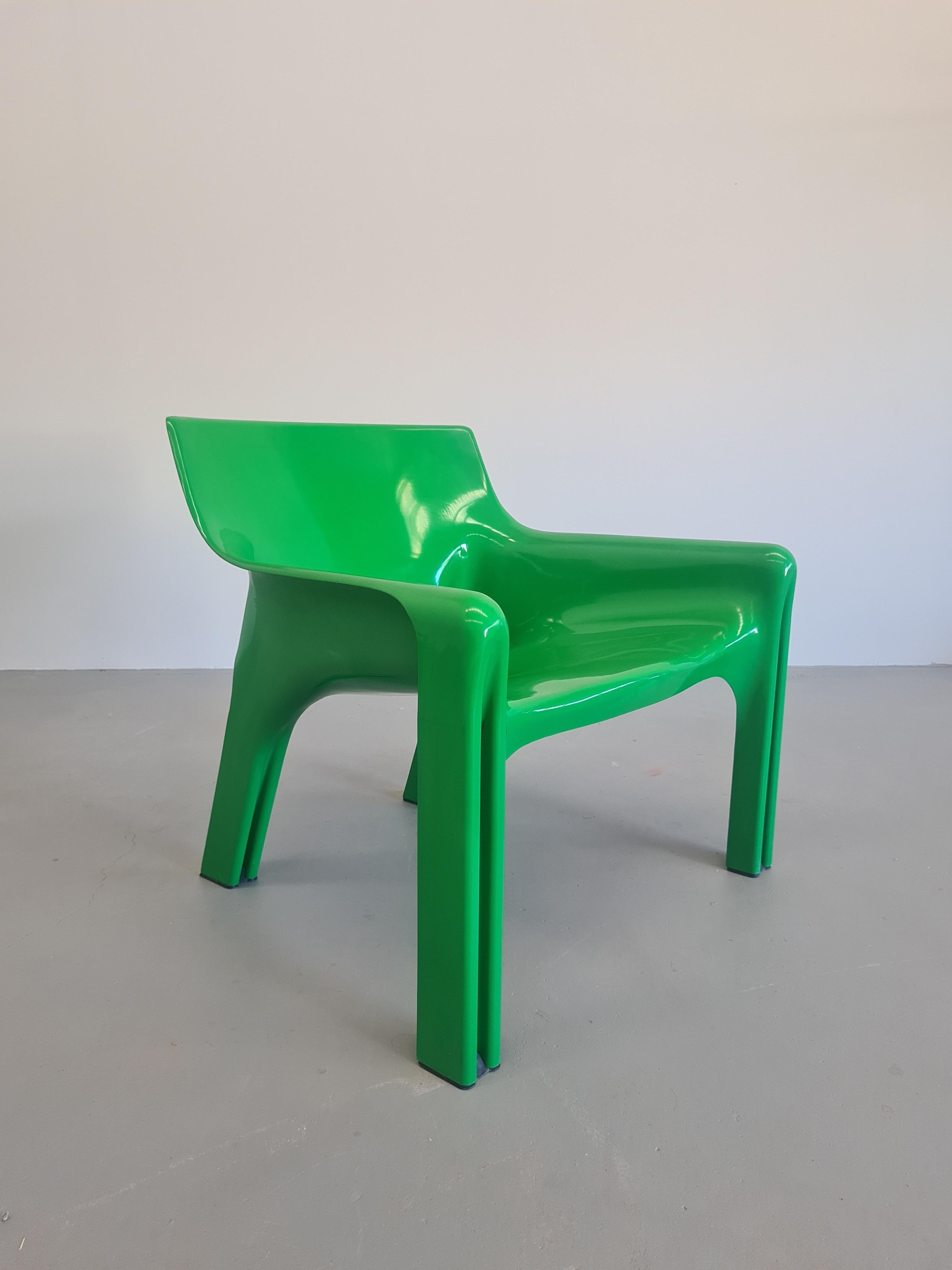 6er-Set Vicario-Sessel von VMagistretti für Artemide, Italien 1970er Jahre. im Angebot 5