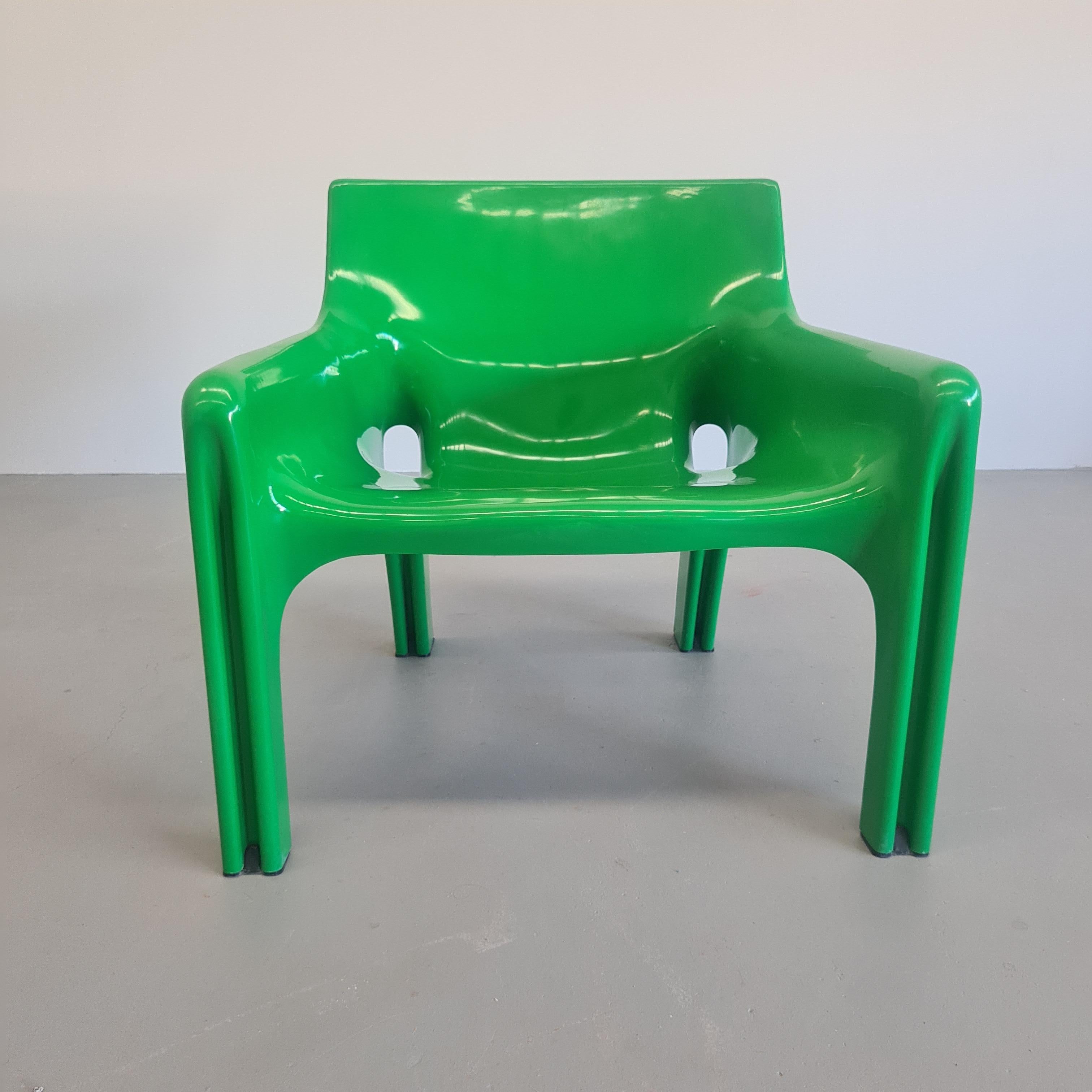 6er-Set Vicario-Sessel von VMagistretti für Artemide, Italien 1970er Jahre. im Angebot 7
