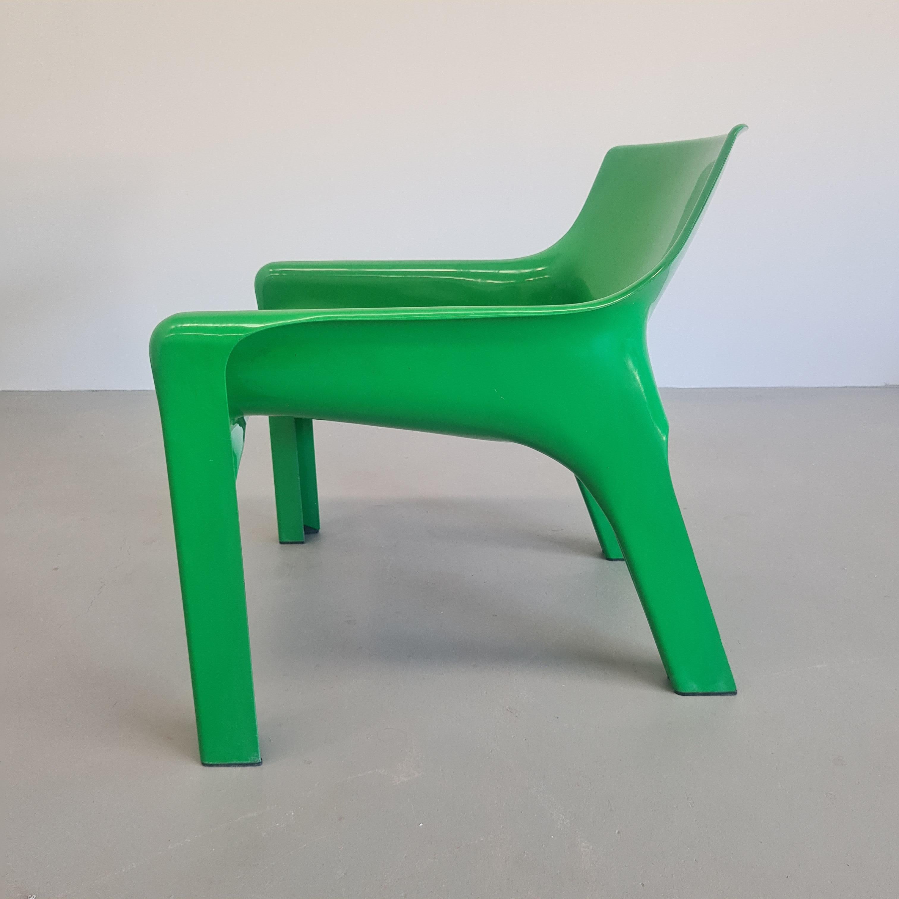 6er-Set Vicario-Sessel von VMagistretti für Artemide, Italien 1970er Jahre. im Angebot 8