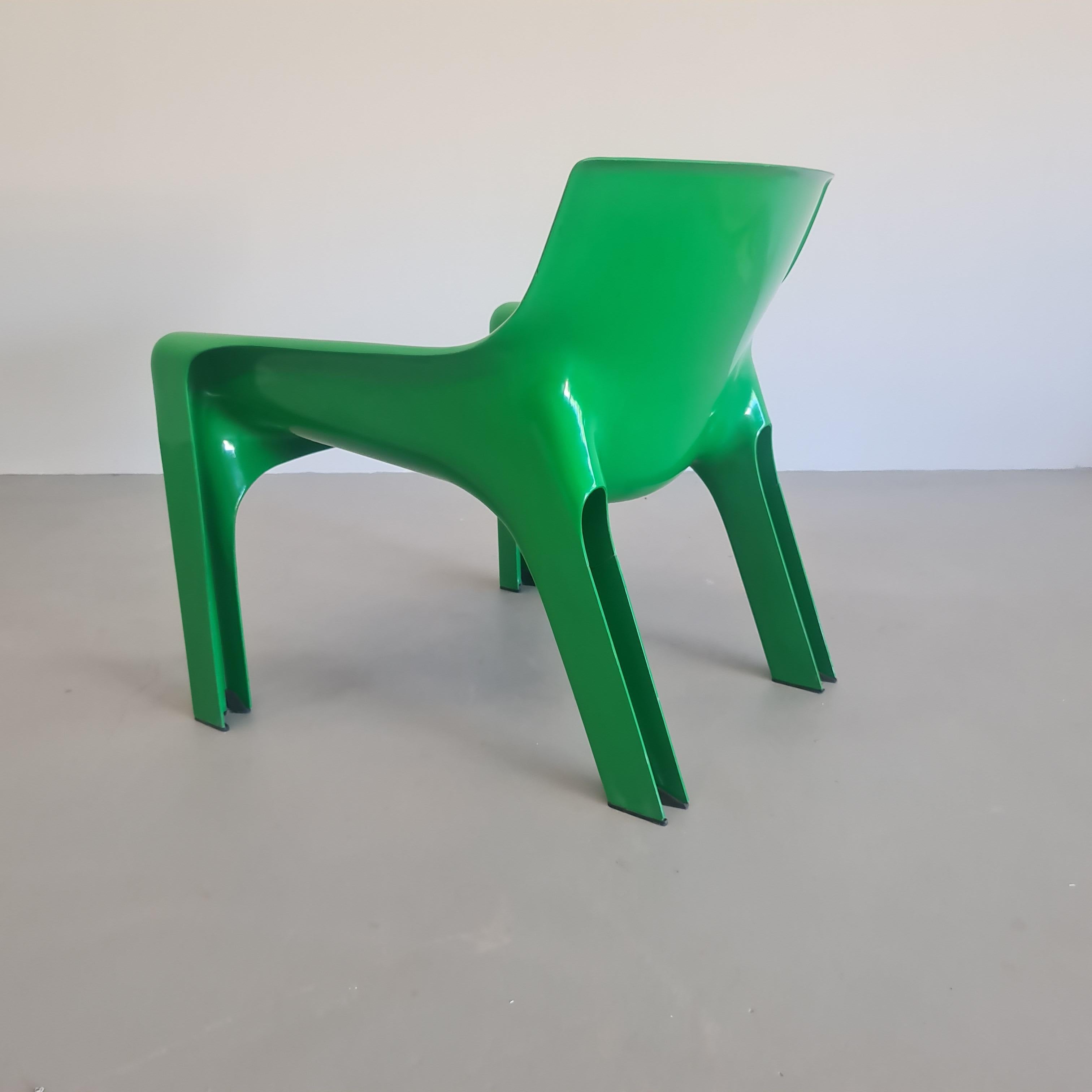6er-Set Vicario-Sessel von VMagistretti für Artemide, Italien 1970er Jahre. im Angebot 9