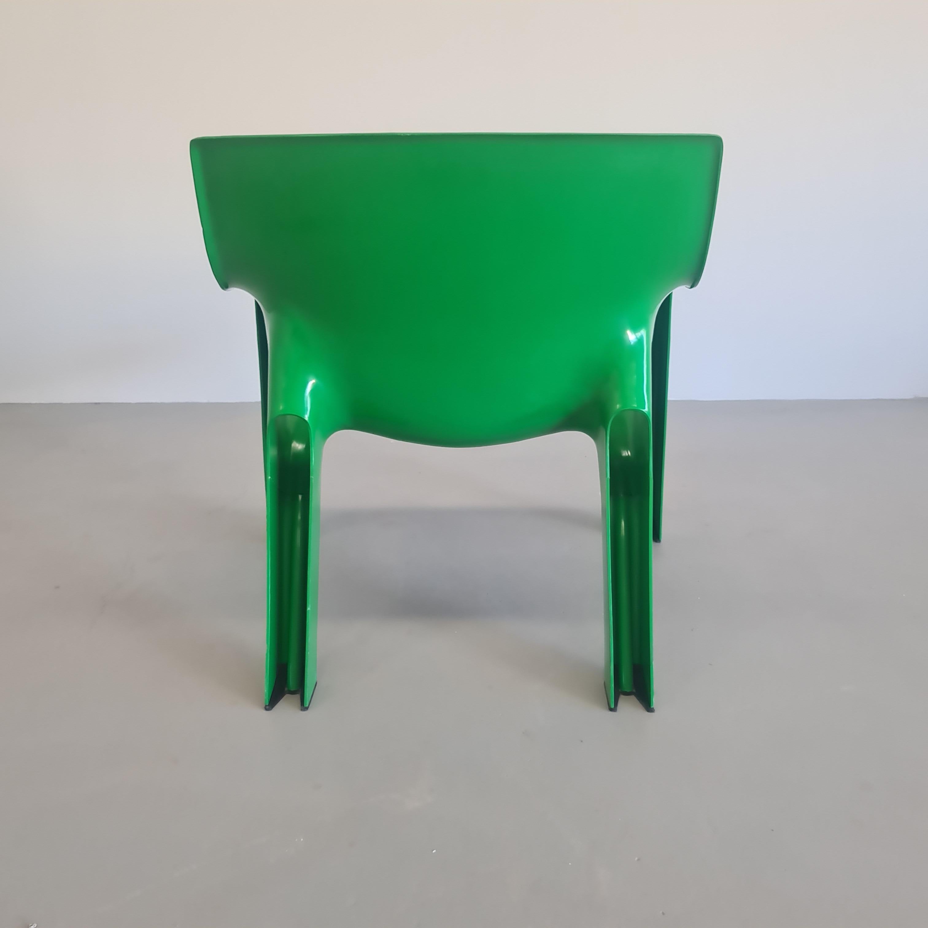 6er-Set Vicario-Sessel von VMagistretti für Artemide, Italien 1970er Jahre. im Angebot 10