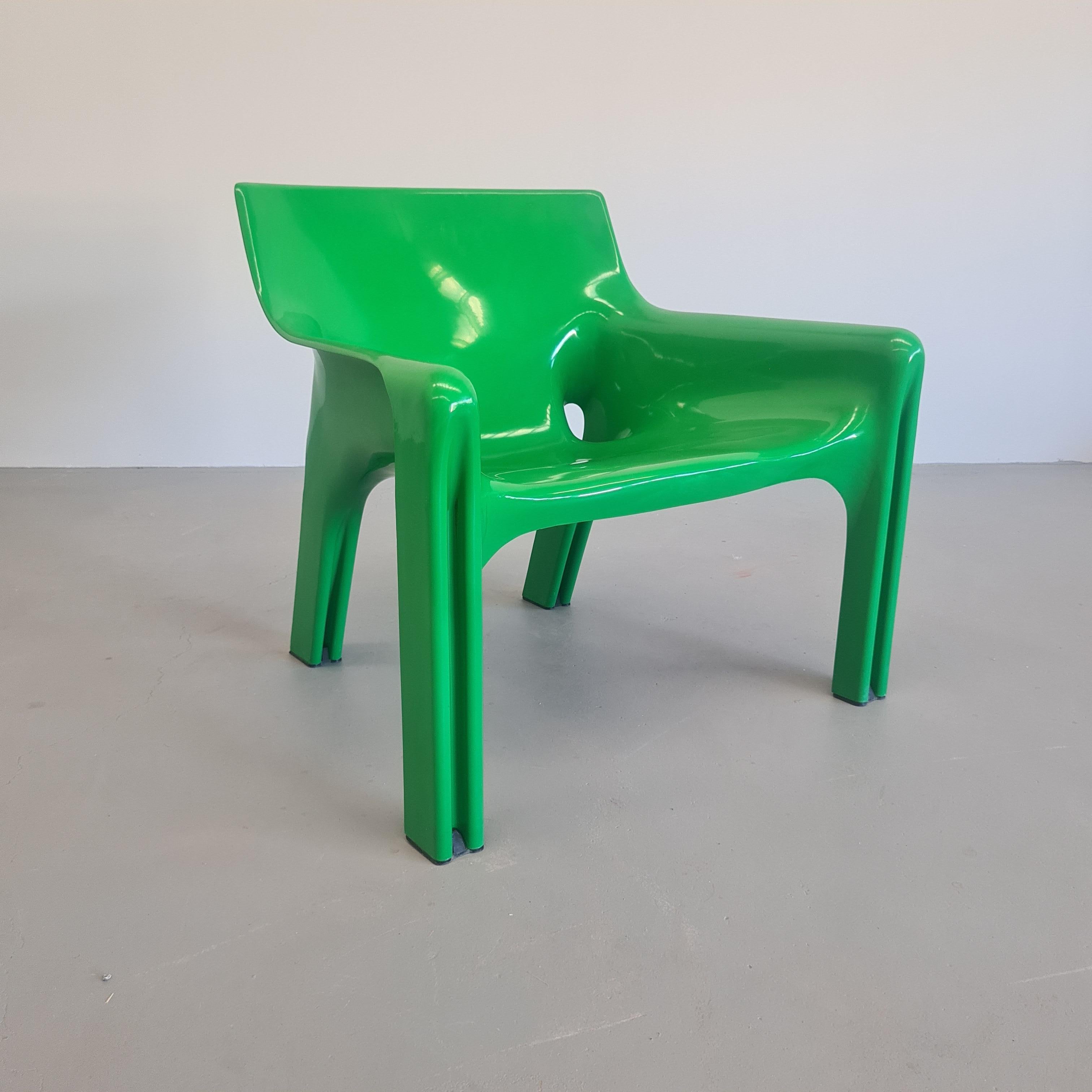 6er-Set Vicario-Sessel von VMagistretti für Artemide, Italien 1970er Jahre. im Angebot 12
