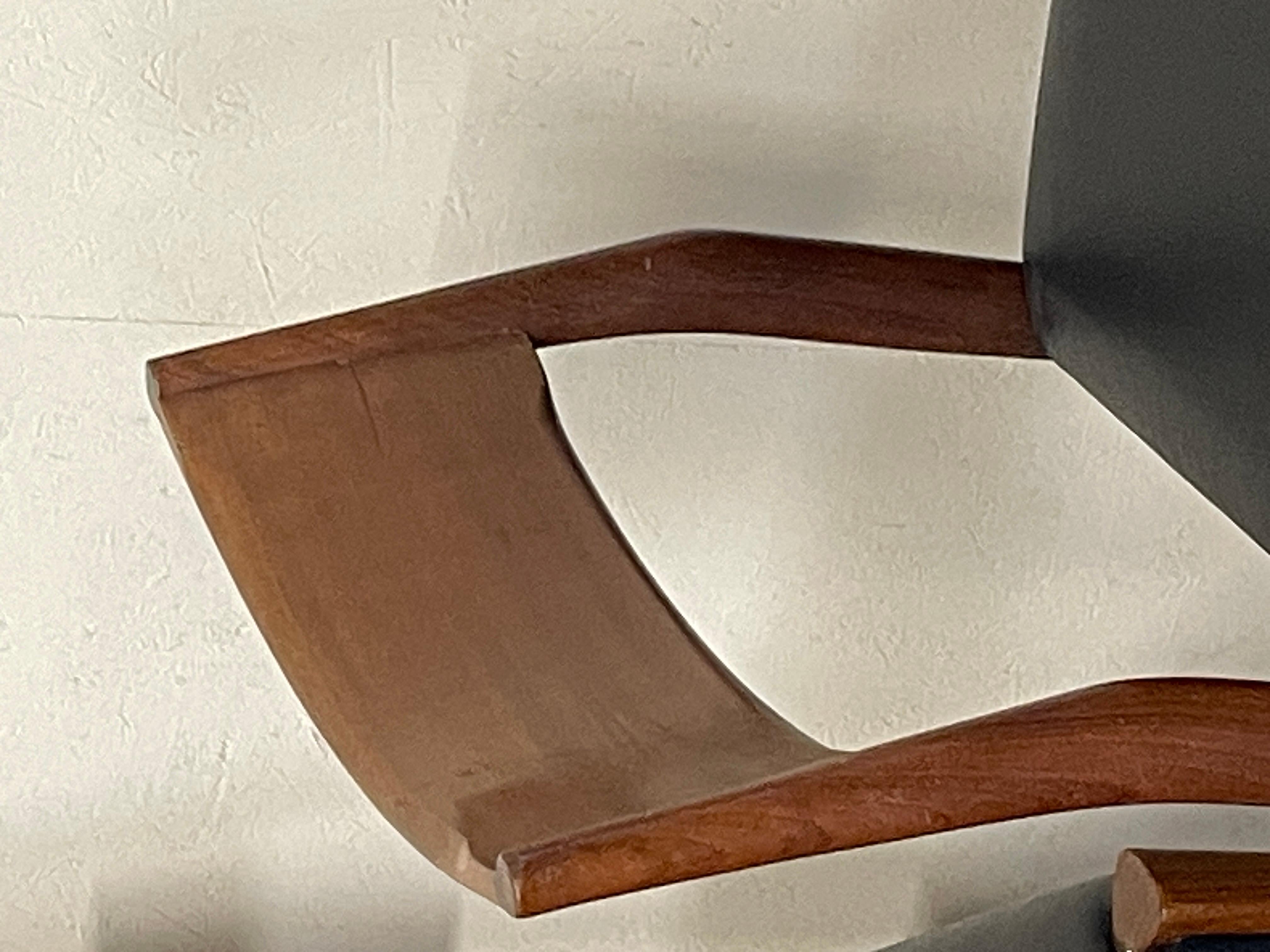 Ensemble de 6 chaises en teck des années 1960 en vente 9