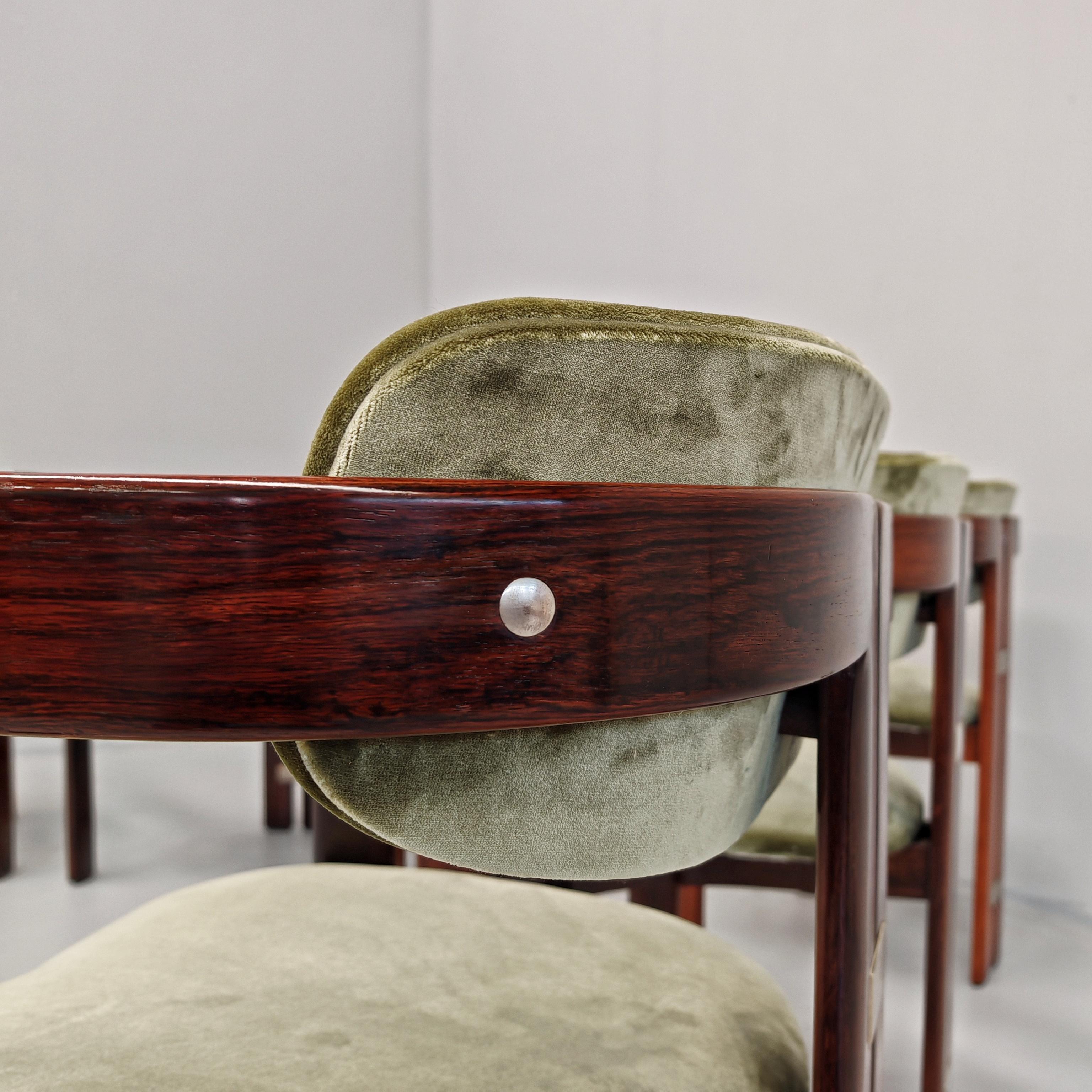 set of 6 chairs 70s 