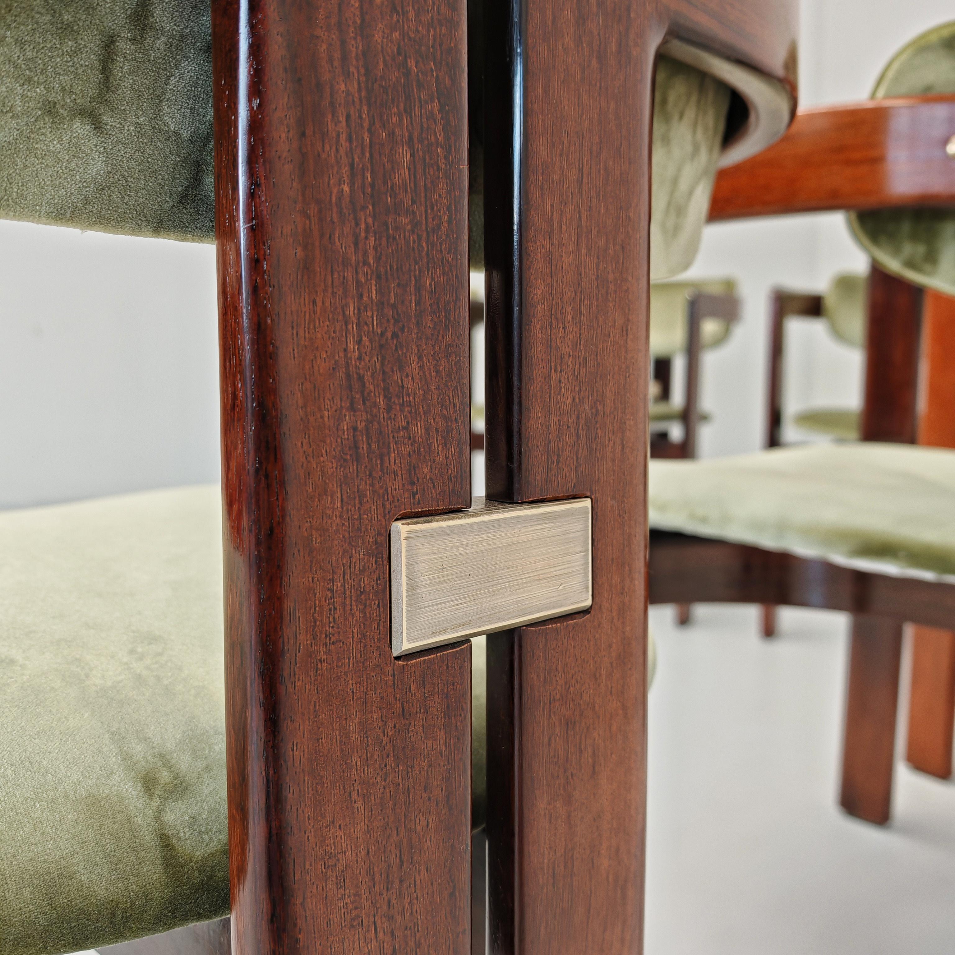 set of 6 chairs 70s 