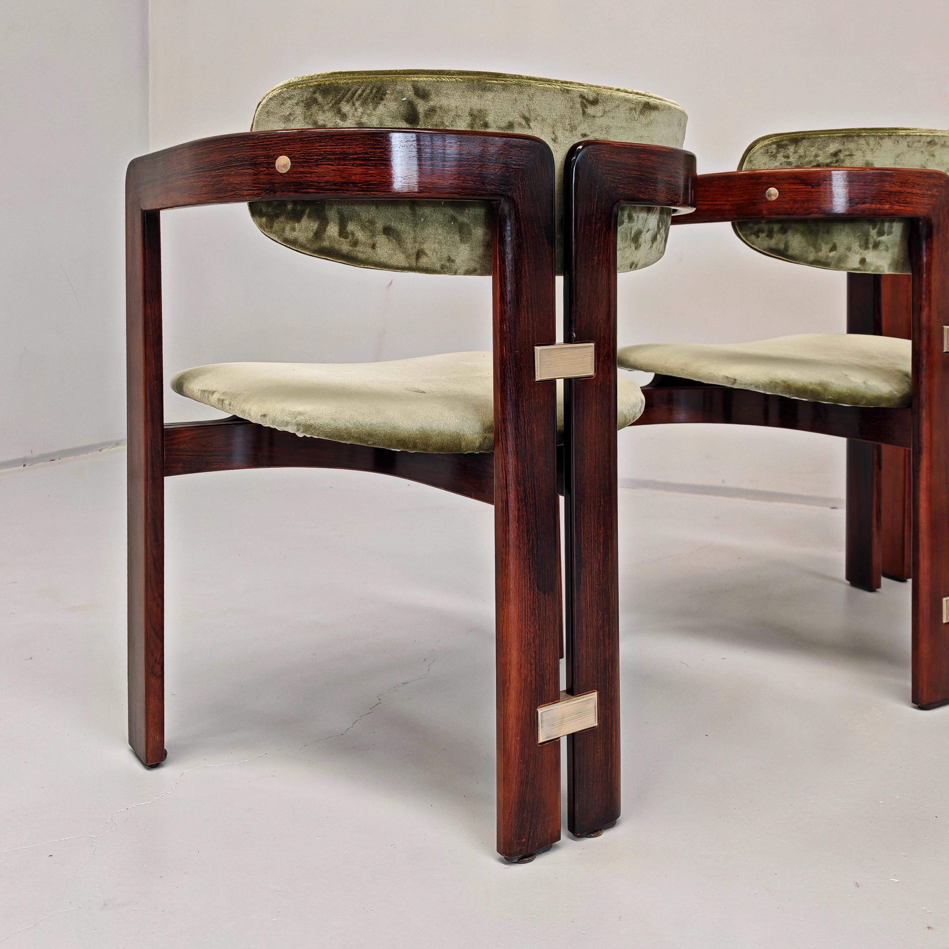 set of 6 chairs 70s 