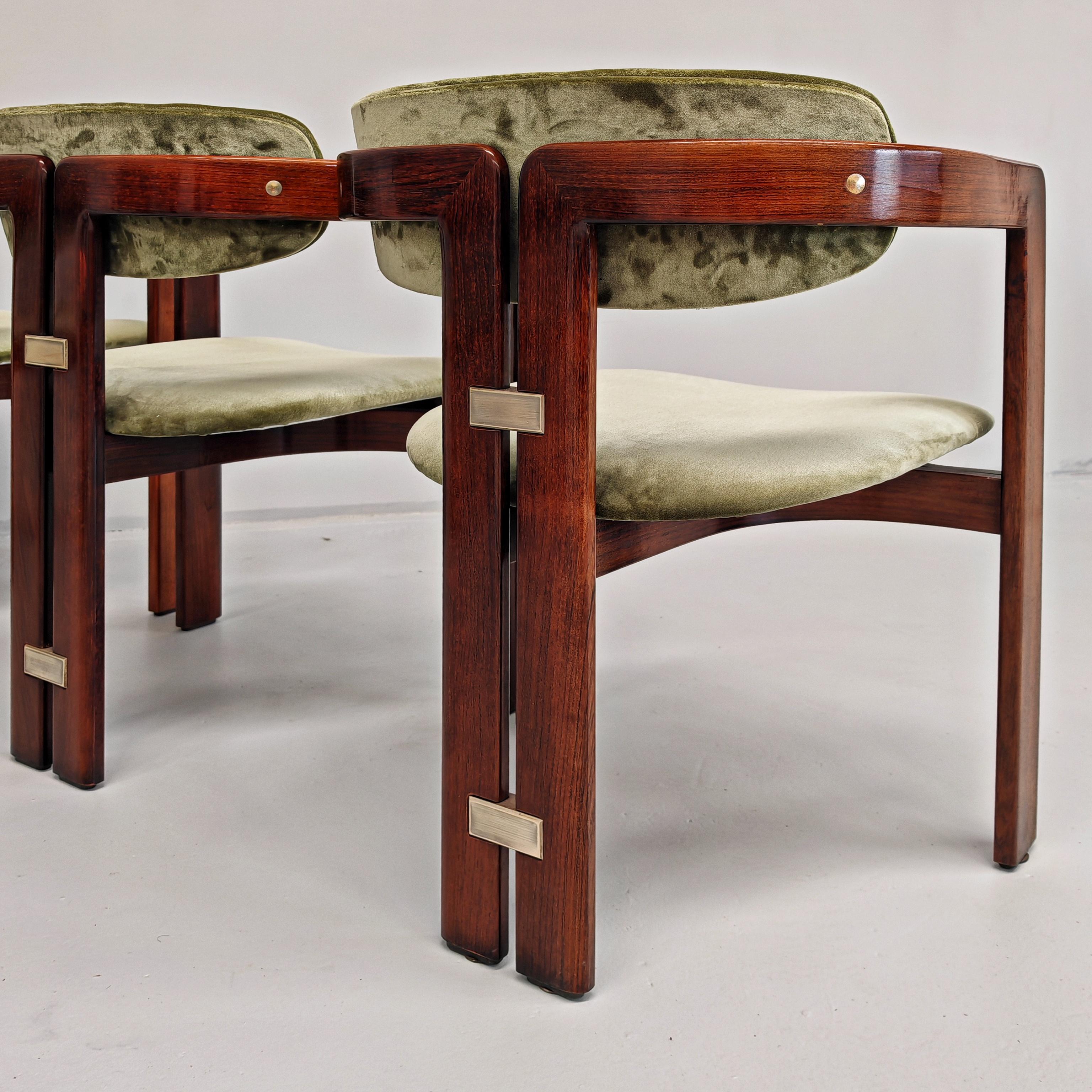 set of 6 chairs 70s 