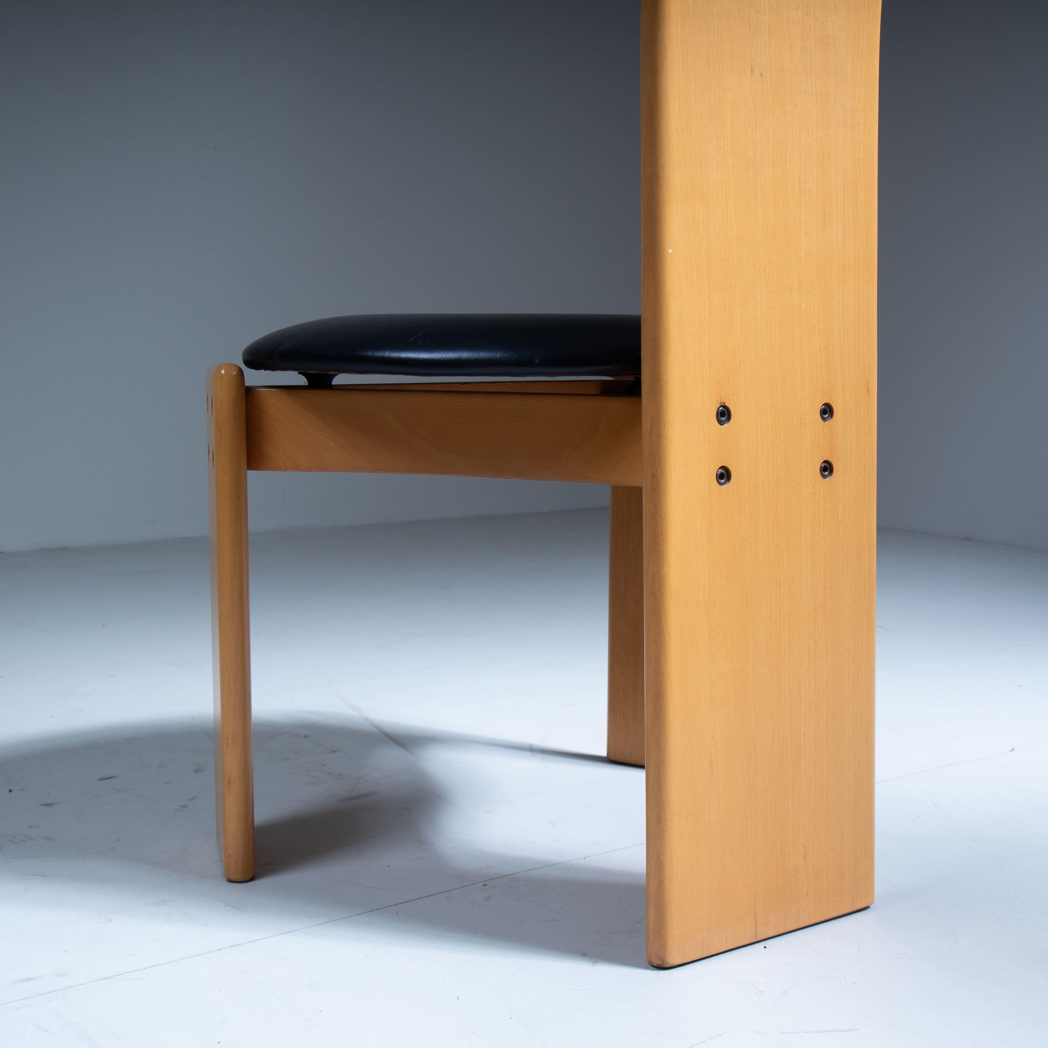 Set of 6 chairs, attributed to Mario Marenco, Mobilgirgi, 1970 For Sale 9