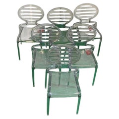Set of 6 Cocca Chairs by L. Battaglia for Scab, 2014