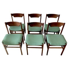 Set di 6 Sedie da pranzo attribuite a Stildomus, Italia, anni '70