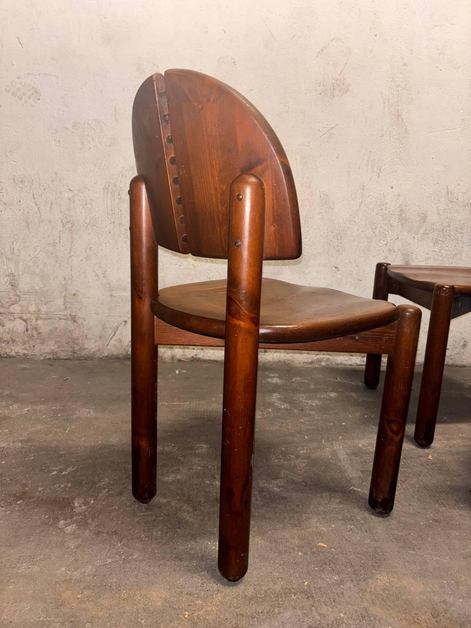 Late 20th Century Ensemble de 6 chaises de salle à manger Rainer Daumiller en vente