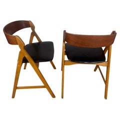 Set of 6 chairs by Henning Kjærnulf in Danish teak, 1960s