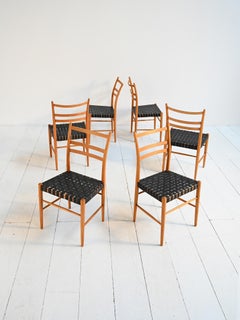 Ensemble de 6 chaises conçues par Yngve Ekström