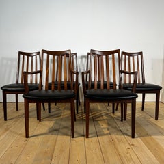 Lot de 6 chaises G Plan en teck anglais, style Mid-Century, années 60