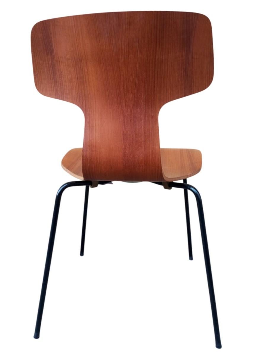 Ensemble de 6 chaises Hammer par Arne Jacobsen pour Fritz Hansen Mod. 3103 Danemark en vente 4