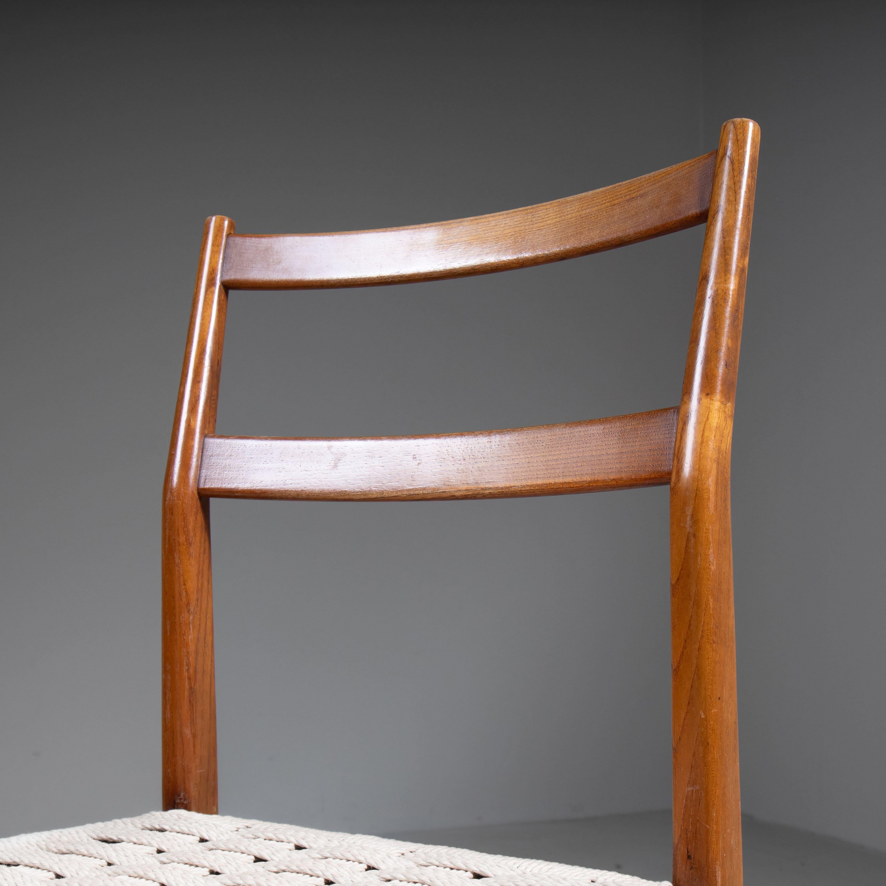 Ensemble de 6 chaises Leggera Gio Ponti Cassina en vente 3