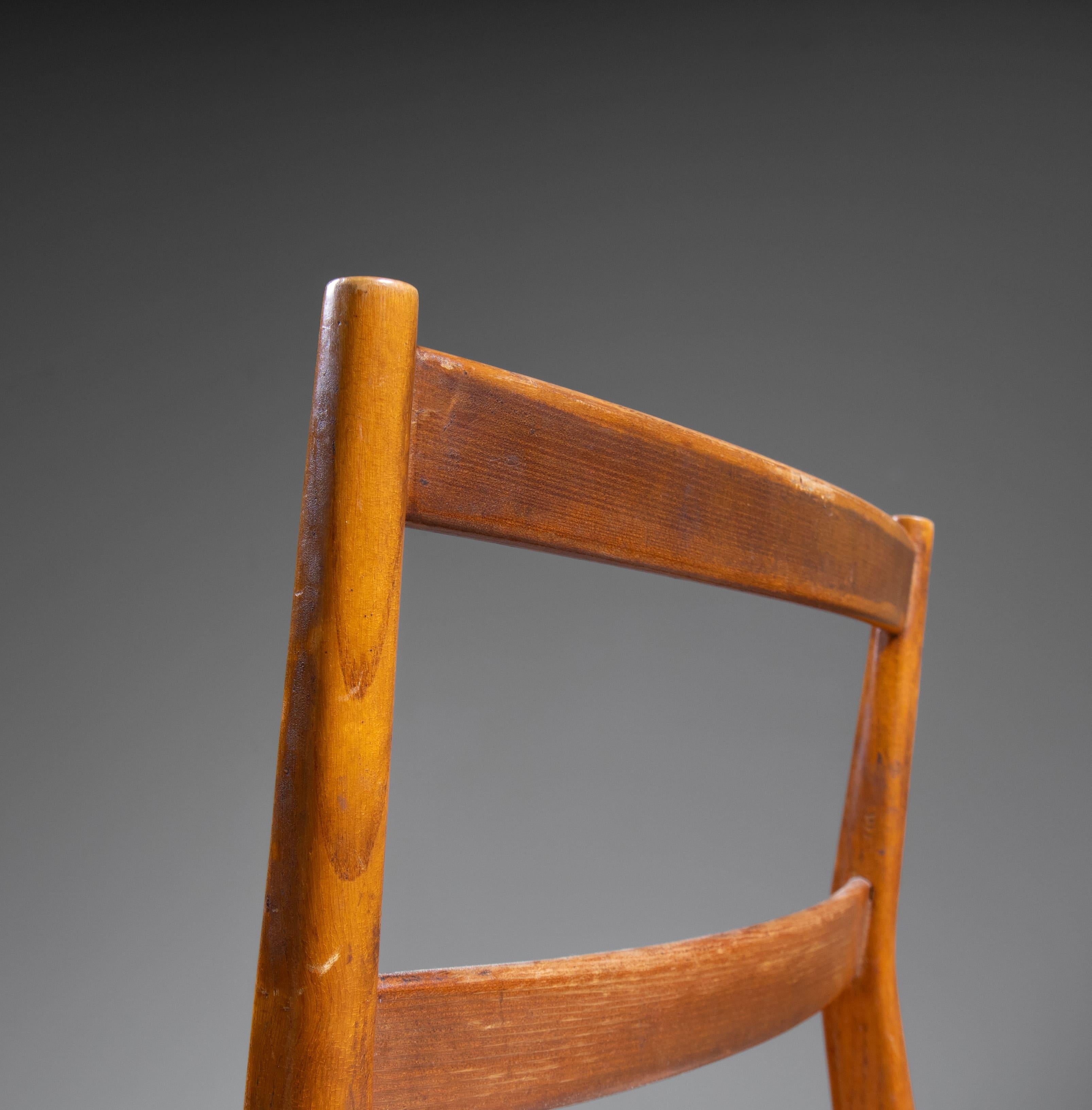 Ensemble de 6 chaises Leggera Gio Ponti Cassina en vente 6