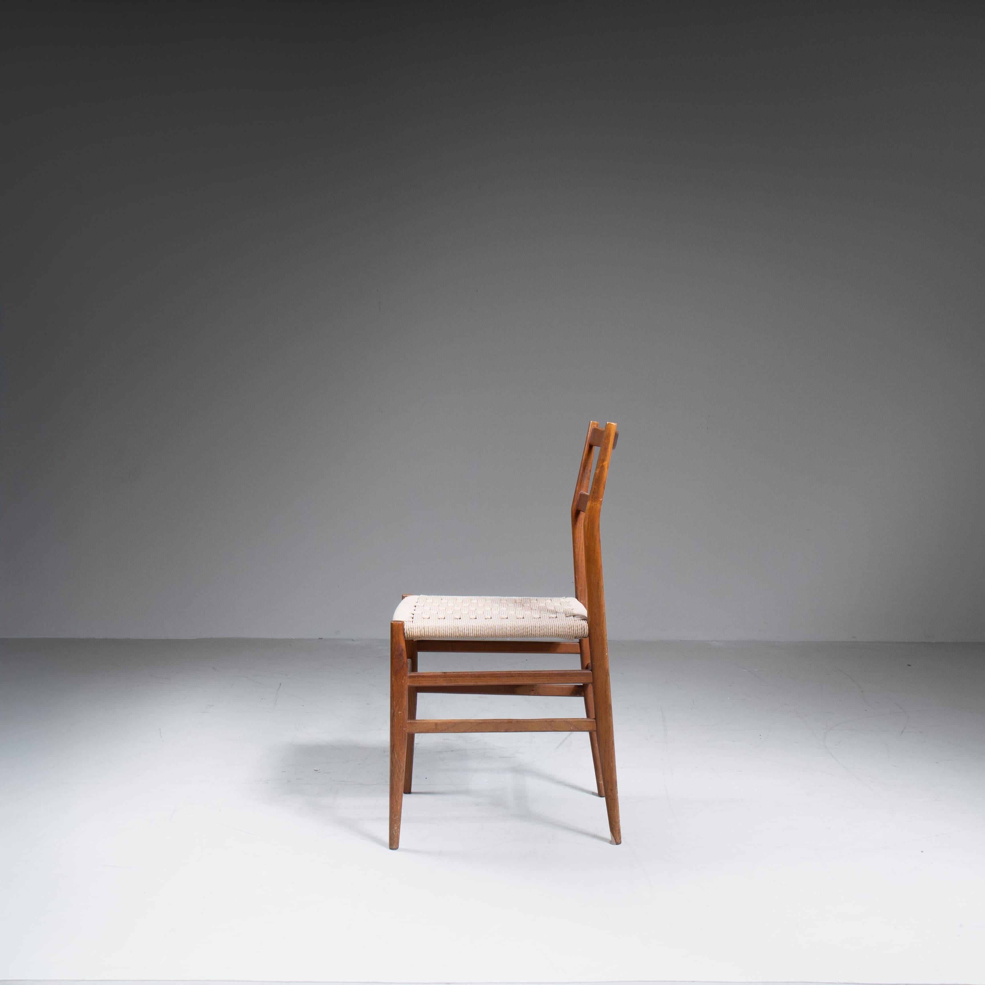 Ensemble de 6 chaises Leggera Gio Ponti Cassina Bon état - En vente à Milano, Lombardia