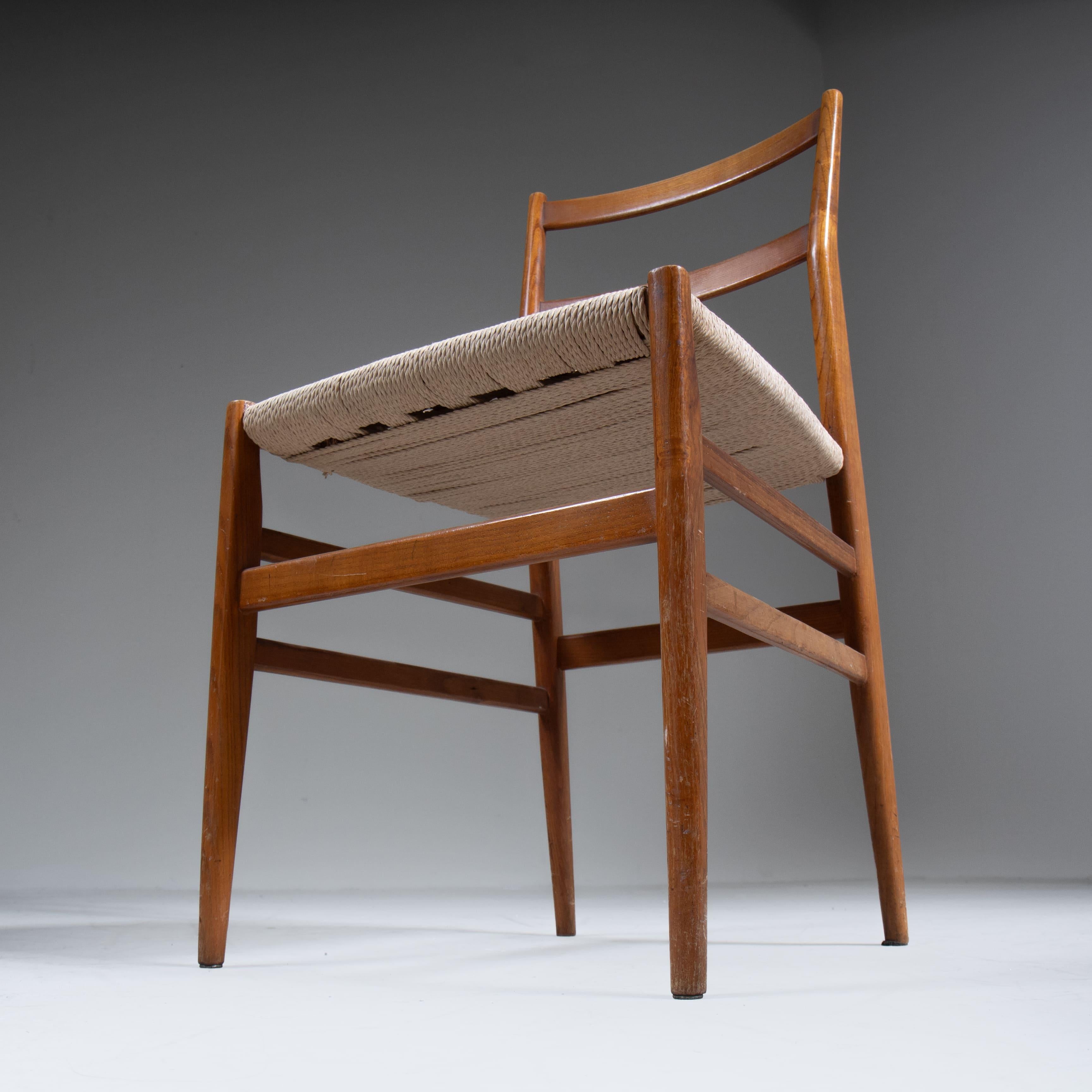 Ensemble de 6 chaises Leggera Gio Ponti Cassina en vente 2