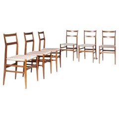 Set di 6 sedie Leggera Gio Ponti Cassina