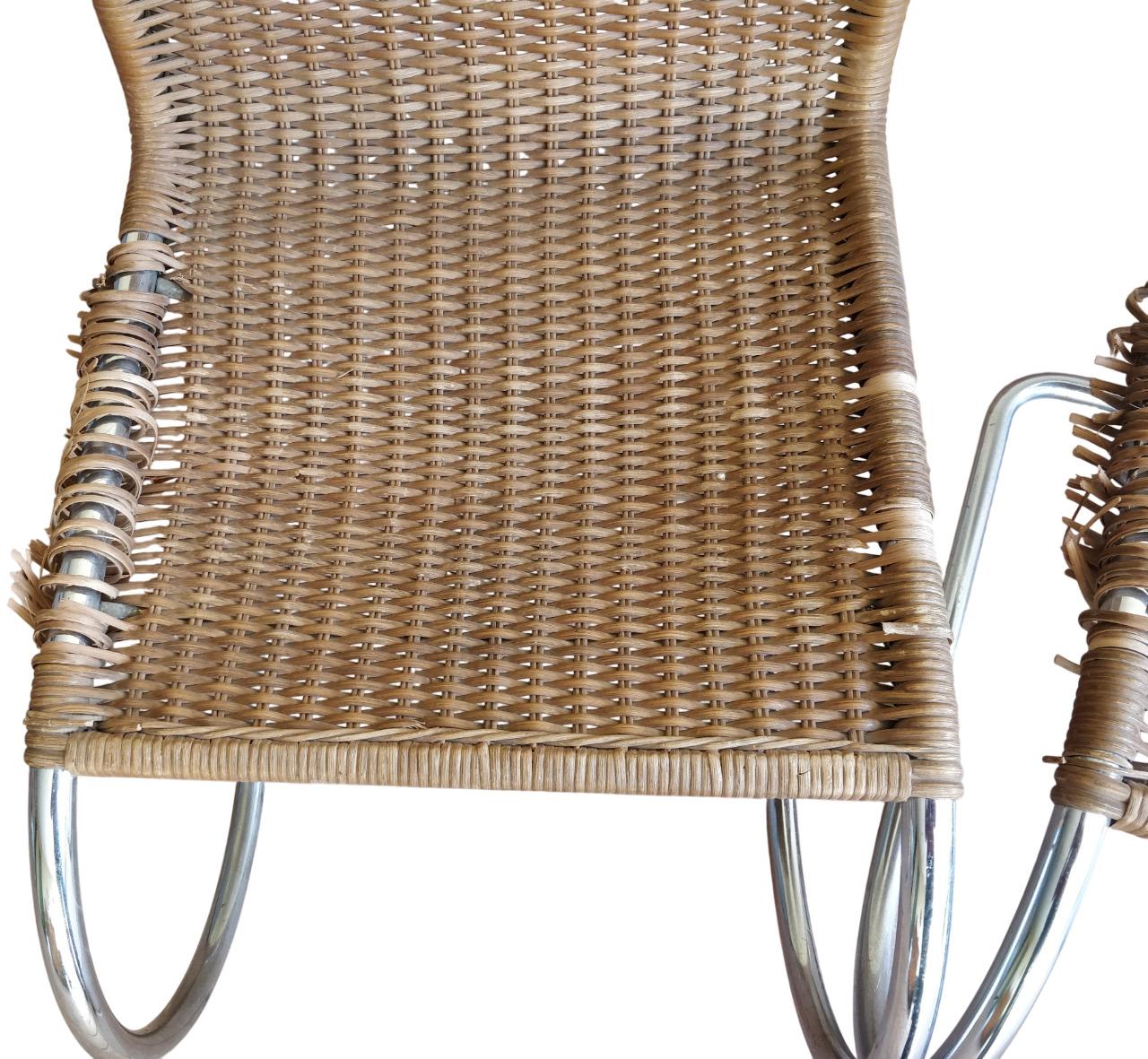 Ensemble de 6 chaises mod. 'MR10' conçues par Ludwig Mies van der Rohe  pour Thonet en vente 7