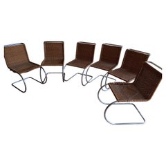 Set di 6 sedie mod. "MR10" disegnate da Ludwig Mies van der Rohe  per Thonet