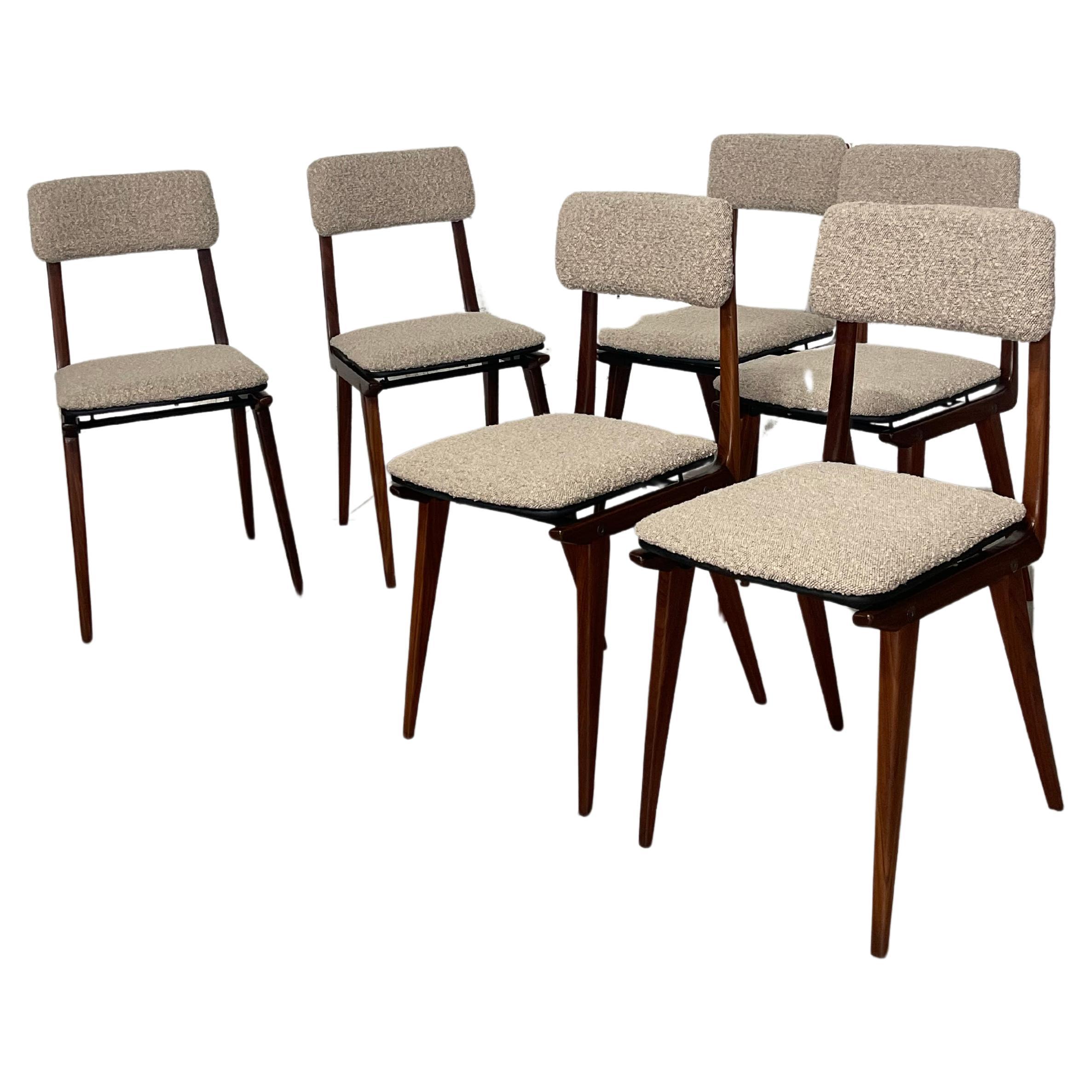 Set of 6 chairs model 