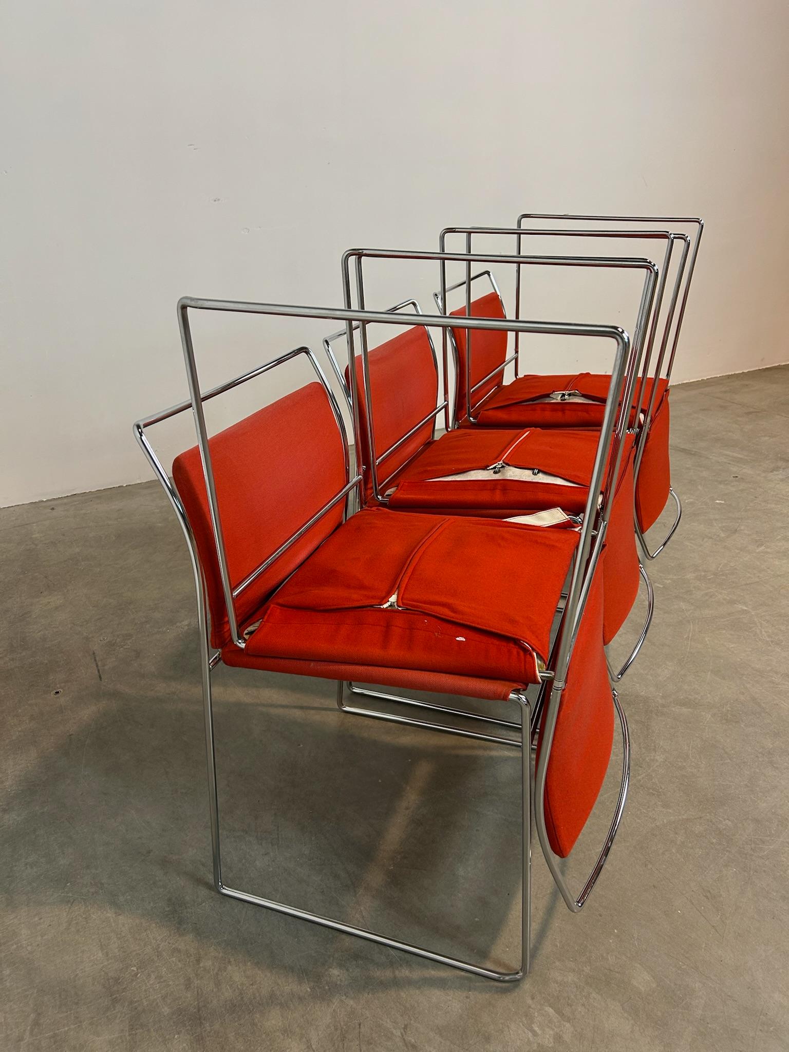 Mid-Century Modern Set di 6 Sedie modello Tulu di Kazuhide Takahama per Simon Gavina en vente