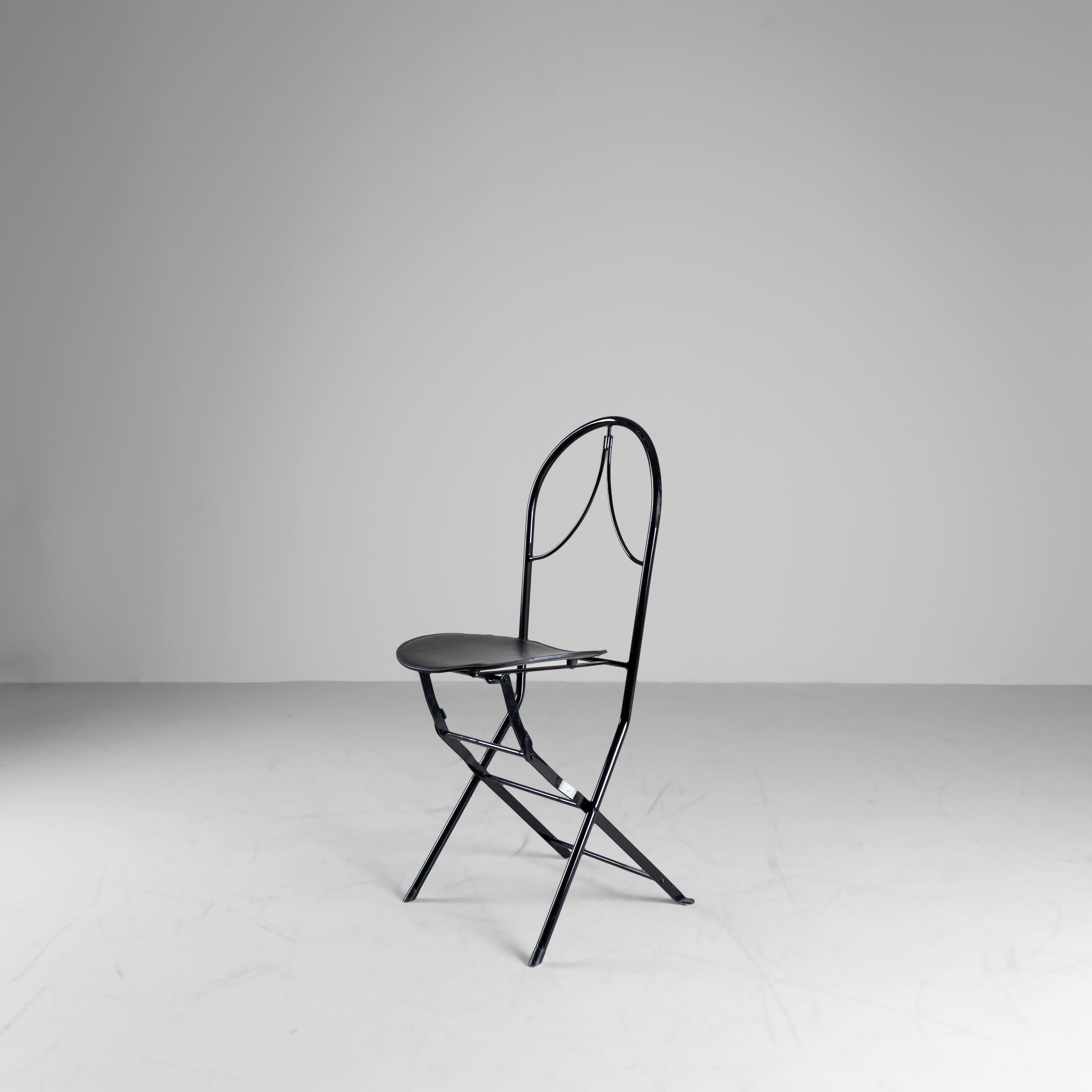 Ensemble de 6 chaises Rosacamuna, Achille Castiglioni, 1983 en vente 9