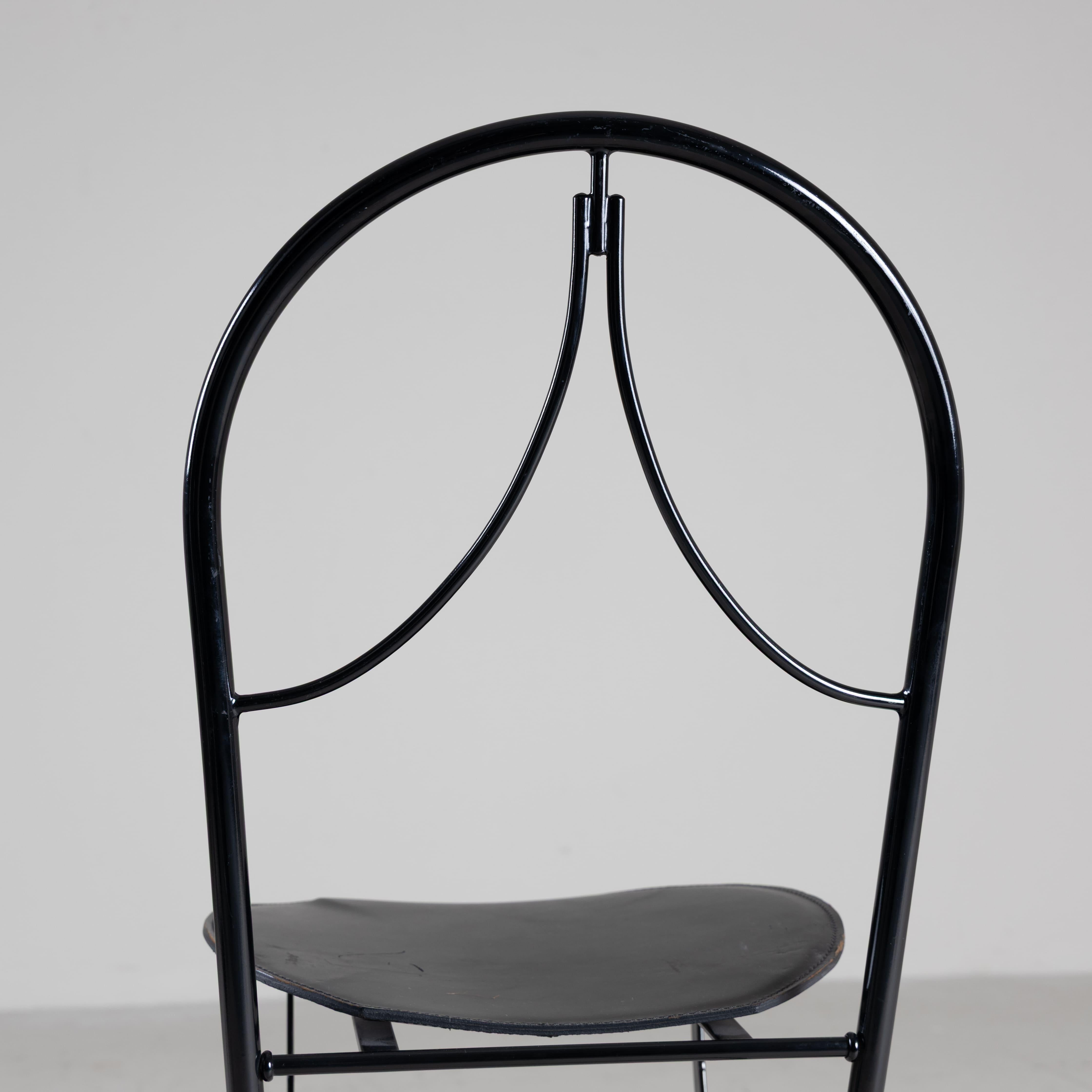 Ensemble de 6 chaises Rosacamuna, Achille Castiglioni, 1983 en vente 12