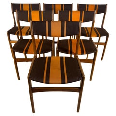 Set di 6 Sedie Vintage in Teak – Attribuite a Erik Buch (Anni 
60)