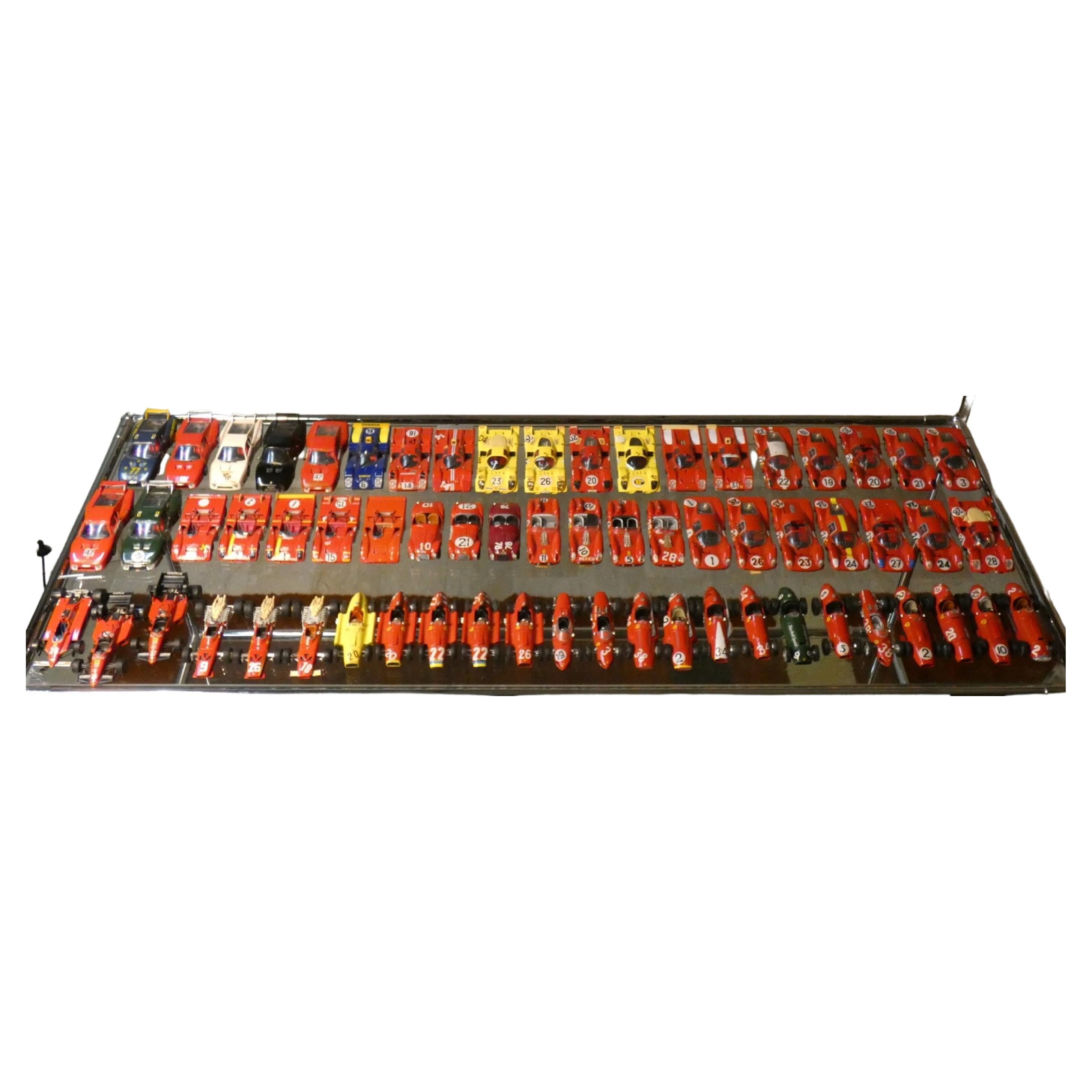 Set di 64 modelli di collezione Archivio Storico Scuderia Ferrari, anni '80