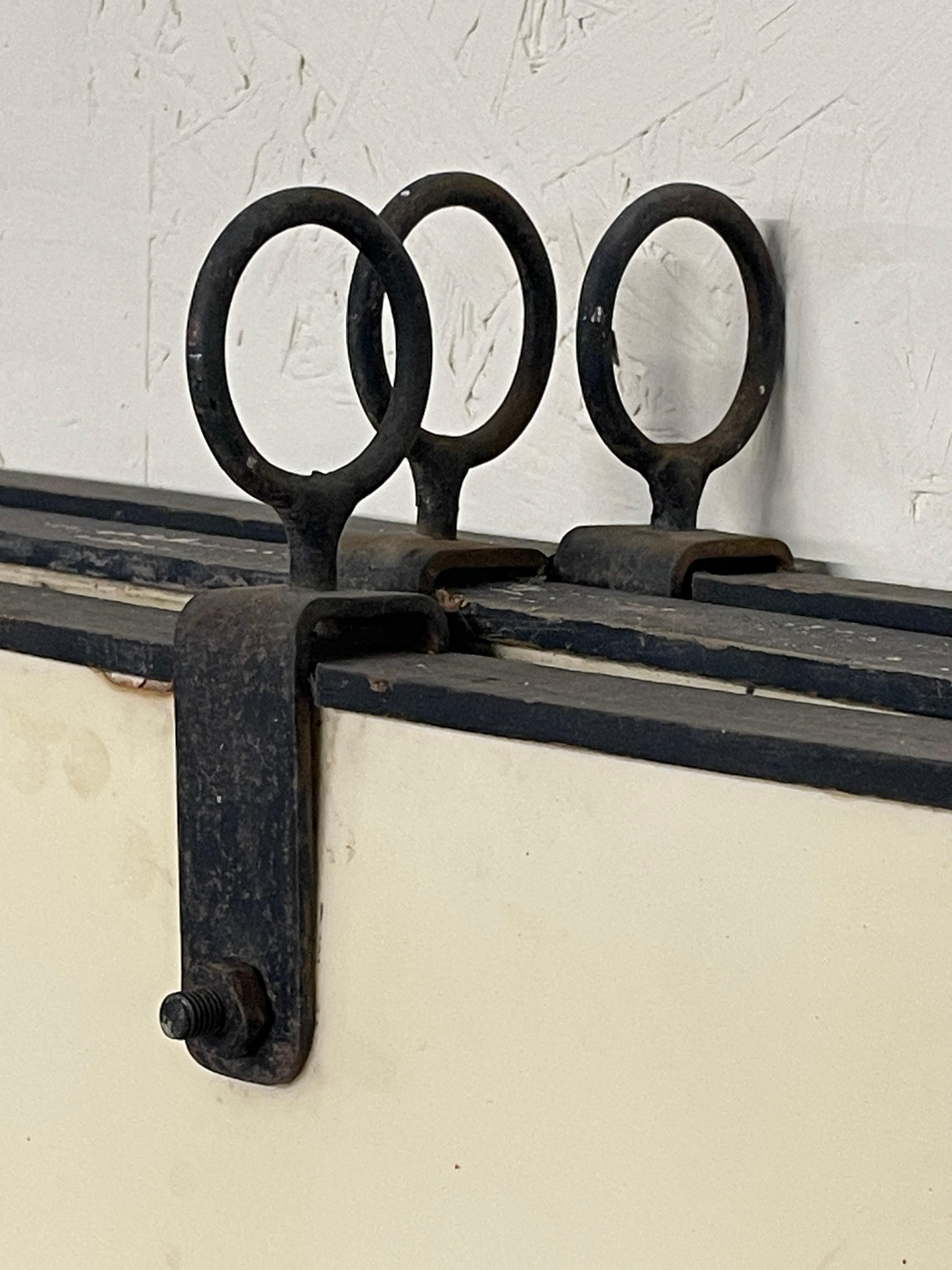 Ensemble de 7 grands panneaux décoratifs d'intérieur à double face, années 1960 3