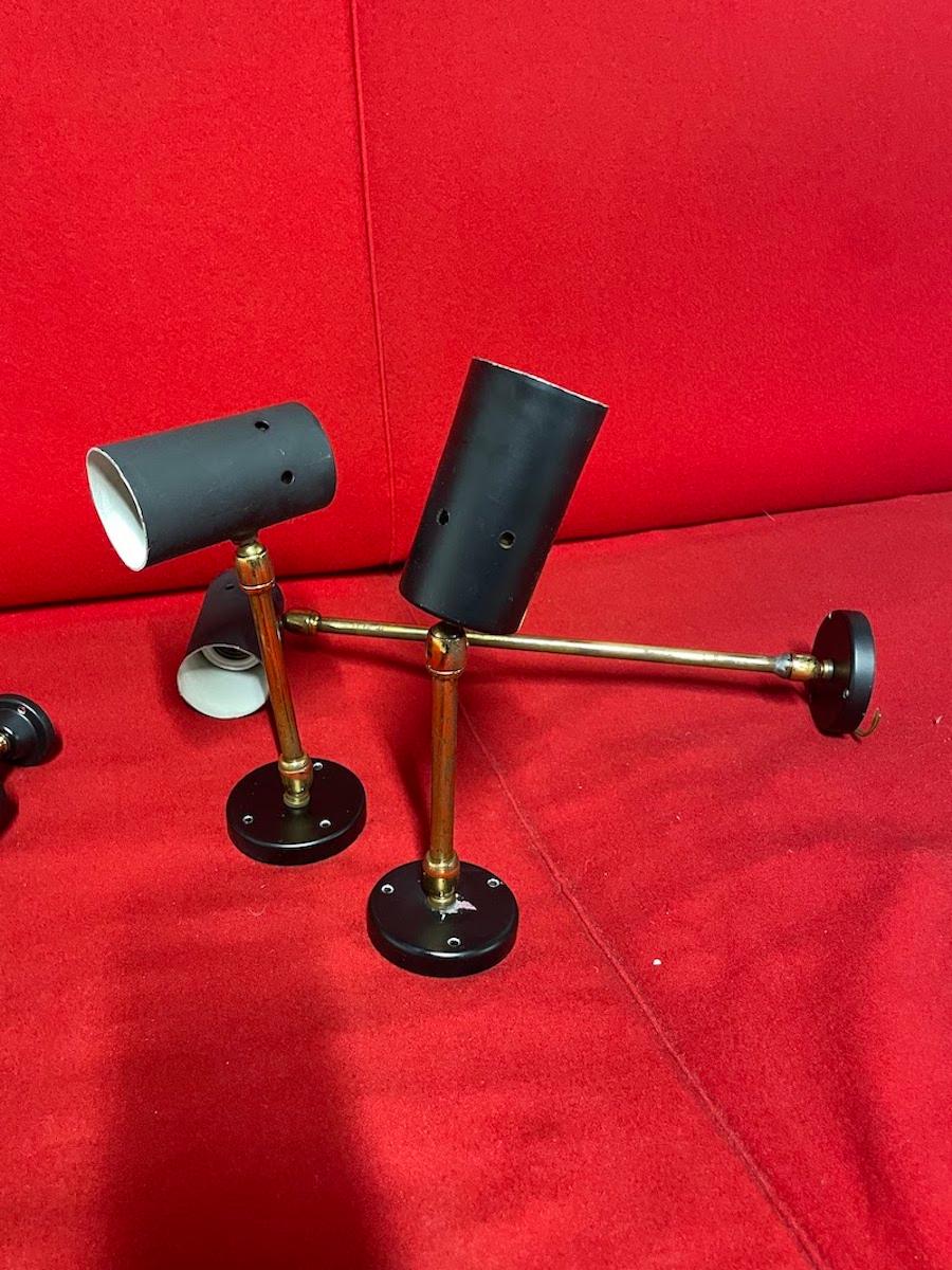 Juego de 8 lámparas de pared de los años 50/60 en venta 5