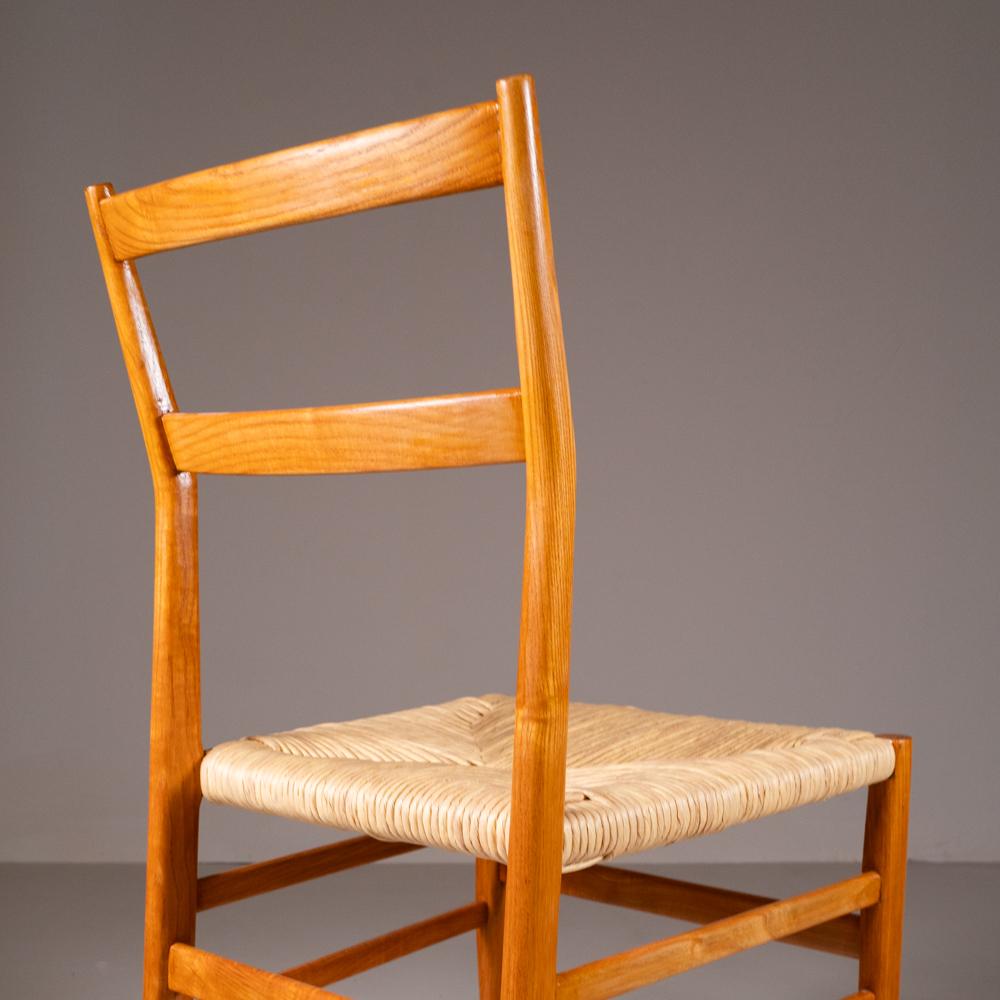 Ensemble de 8 chaises Leggera Gio Ponti Cassina en vente 4
