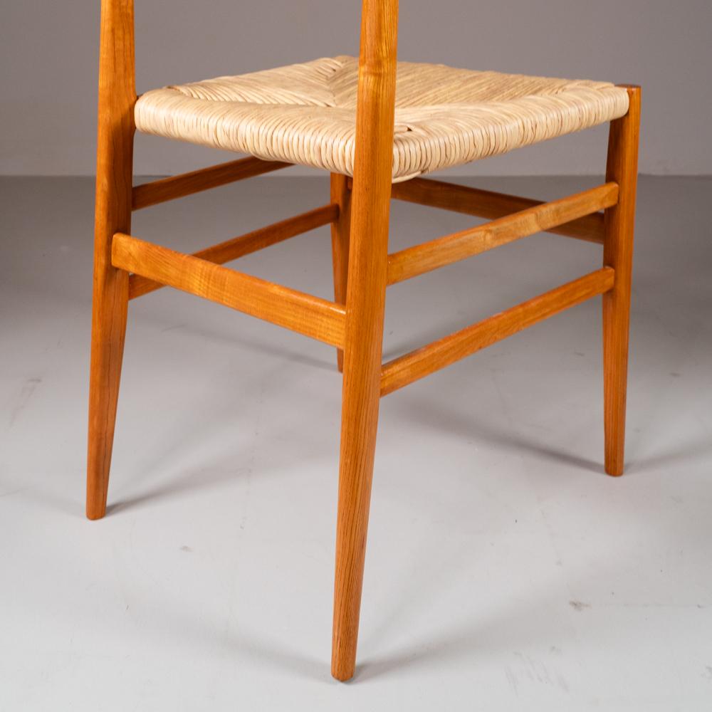 Ensemble de 8 chaises Leggera Gio Ponti Cassina en vente 5