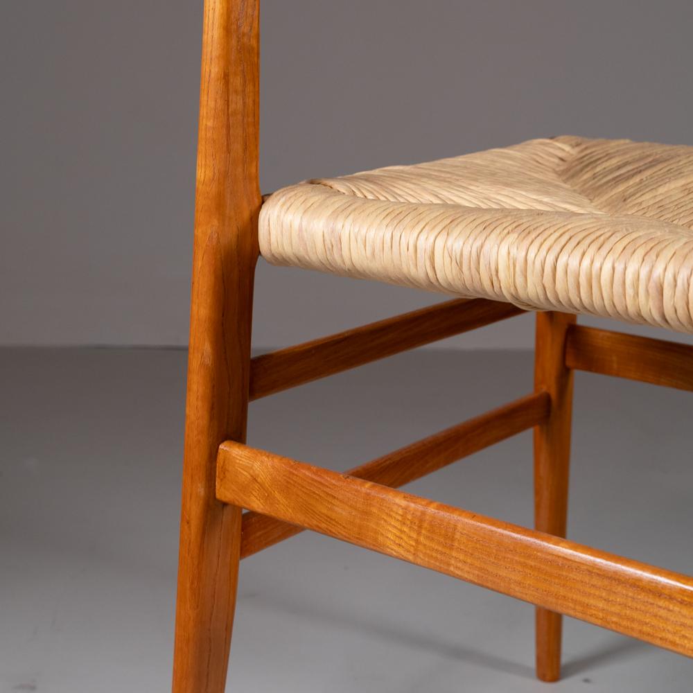 Ensemble de 8 chaises Leggera Gio Ponti Cassina en vente 6