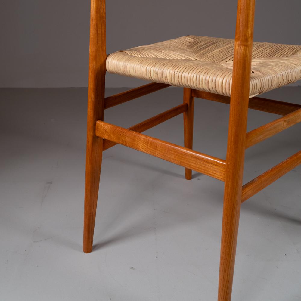 Ensemble de 8 chaises Leggera Gio Ponti Cassina en vente 7