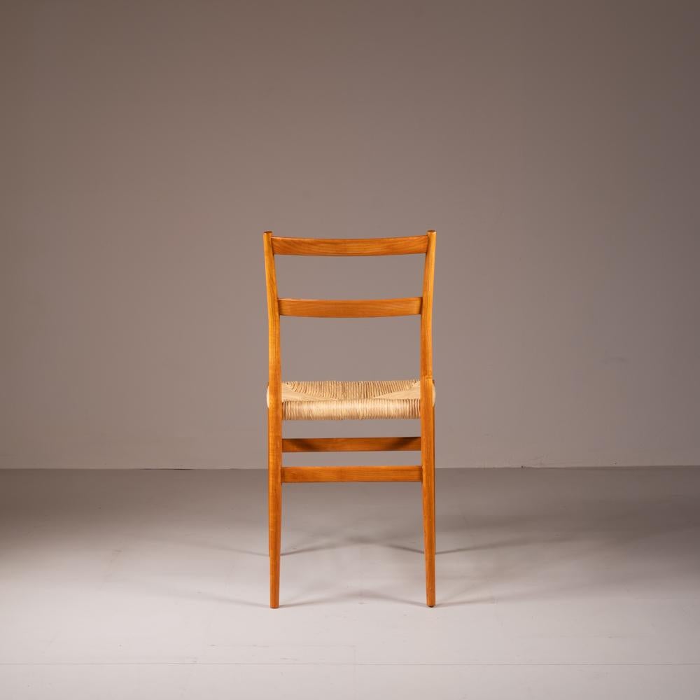 Ensemble de 8 chaises Leggera Gio Ponti Cassina en vente 1
