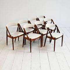 Set of 8 chairs model "31" by Kai Kristiansen, 1960s