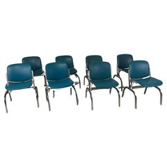 Set of 8 cinema armchairs by Anonima Castelli for Spazio Uno 1960s'