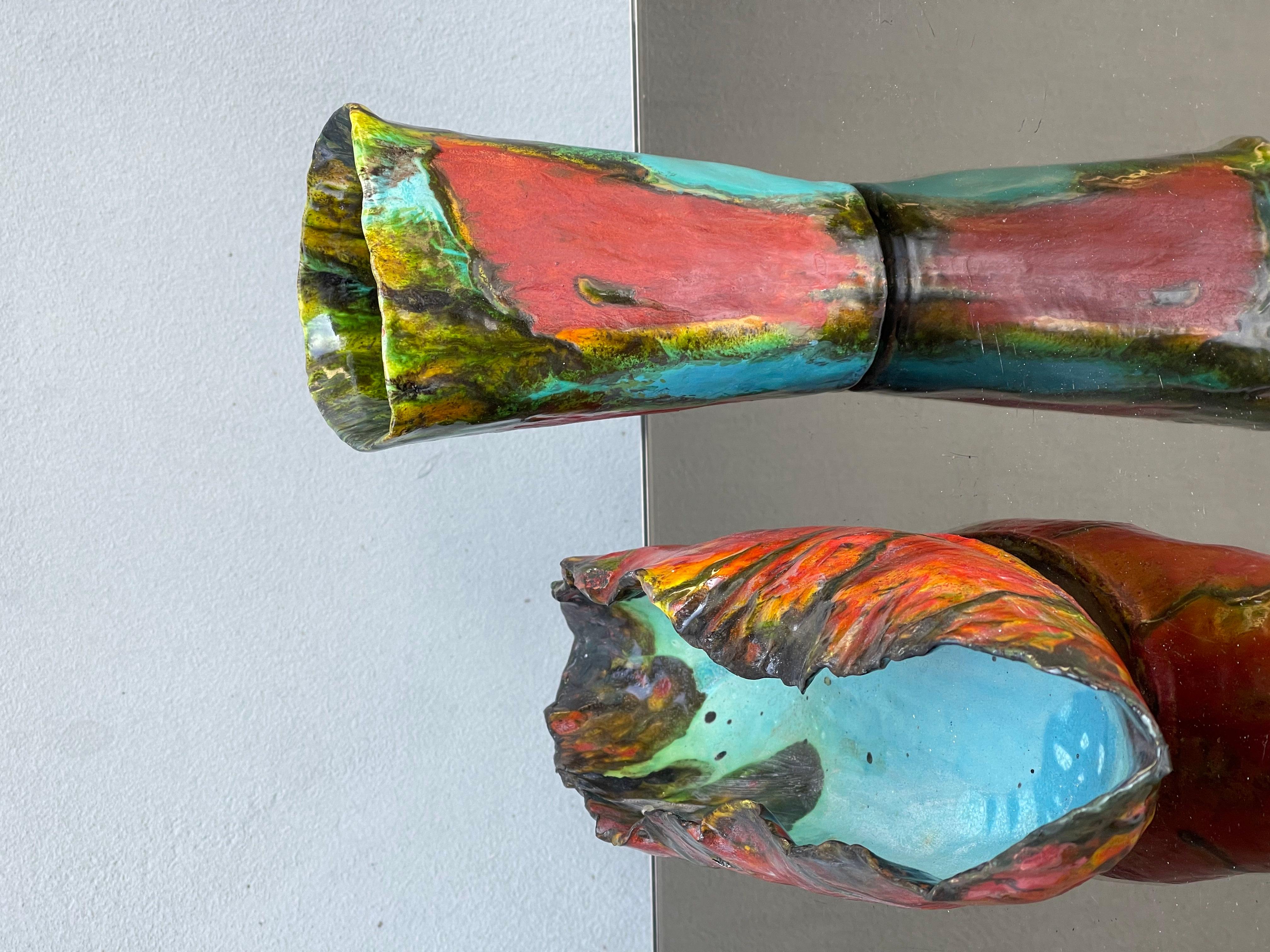 Metà XX secolo Set di Ceramiche Istler Bicchiere E Piatto, Istler, Vintage, Deco in vendita