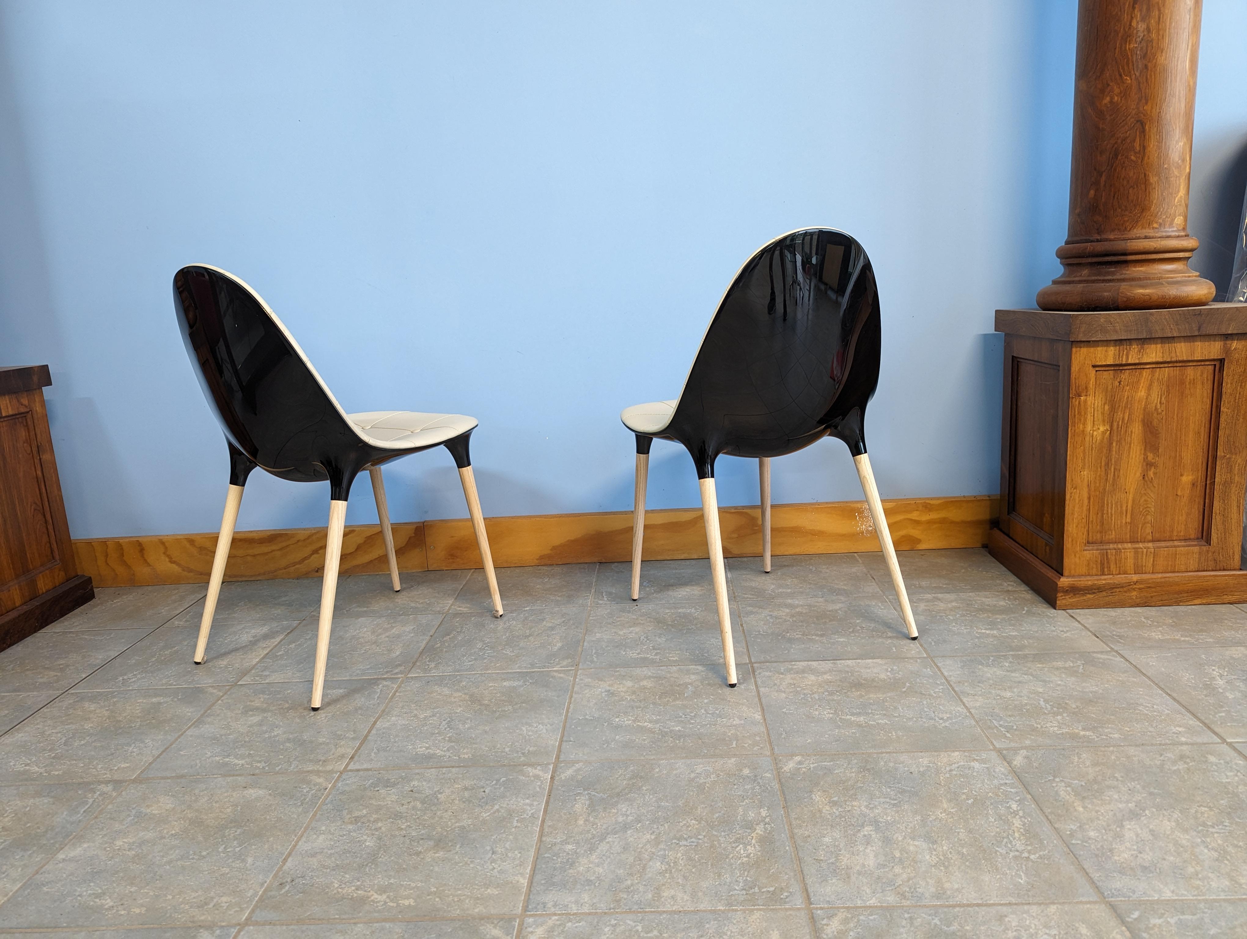 Satz  „Caprice“ di due sedie, entworfen von Philippe Stark prodotte da Cassina, 2010 (Zeitgenössisch) im Angebot