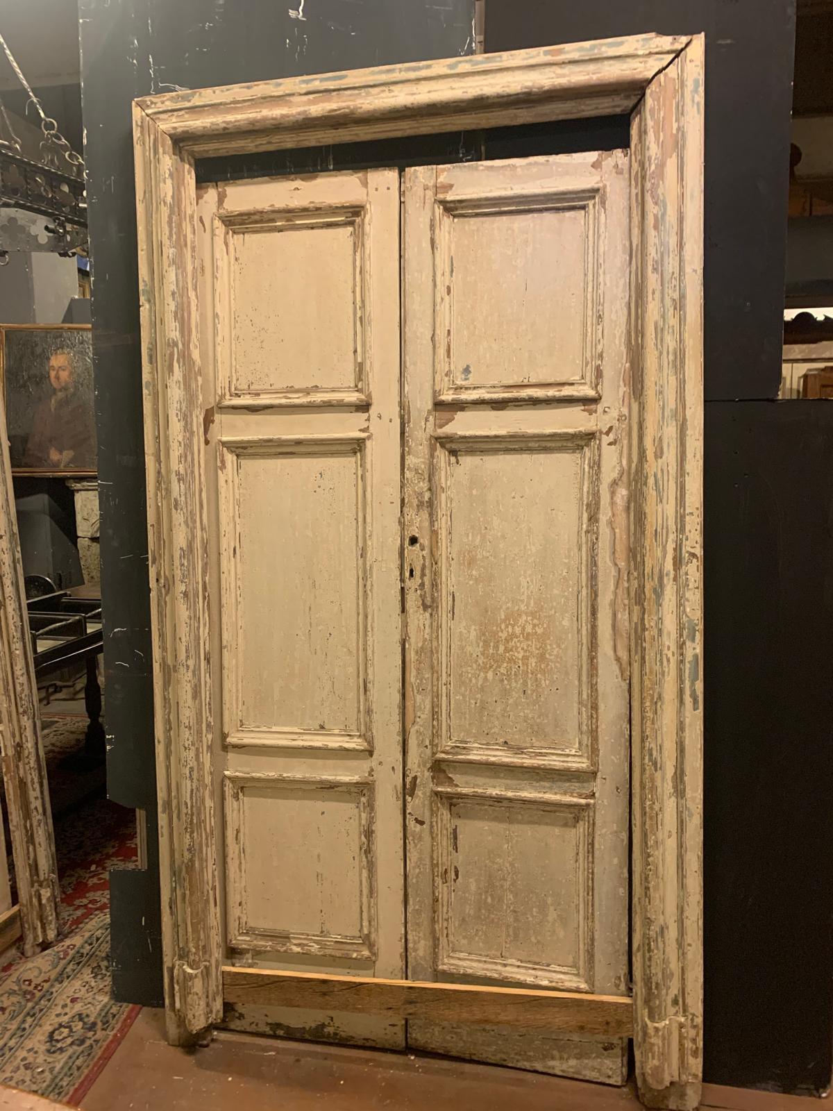 juego de 4 puertas de interior lacadas y enmarcadas, italia en Bueno estado para la venta en Cuneo, Italy (CN)