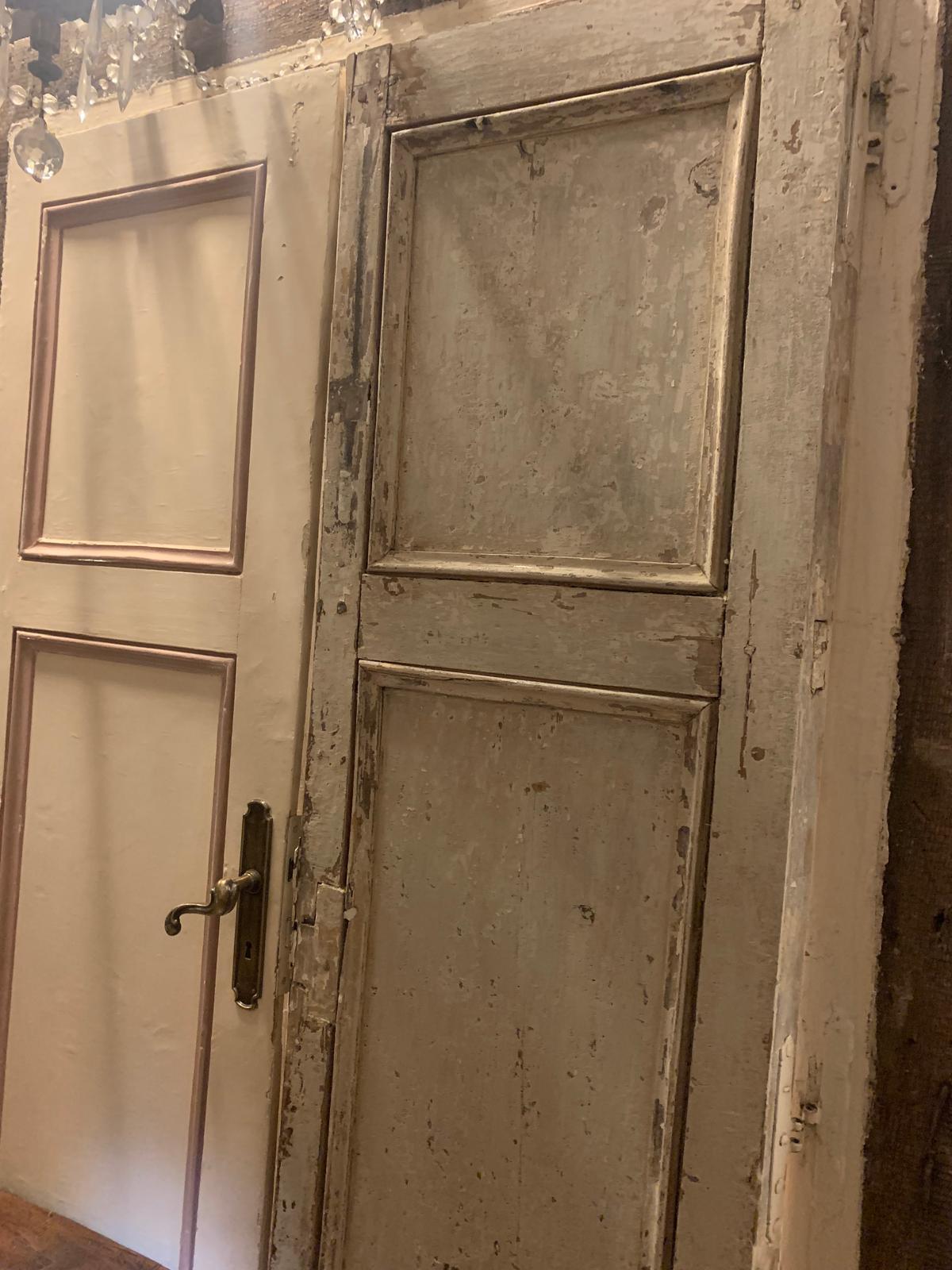 juego de 4 puertas de interior lacadas y enmarcadas, italia en venta 2