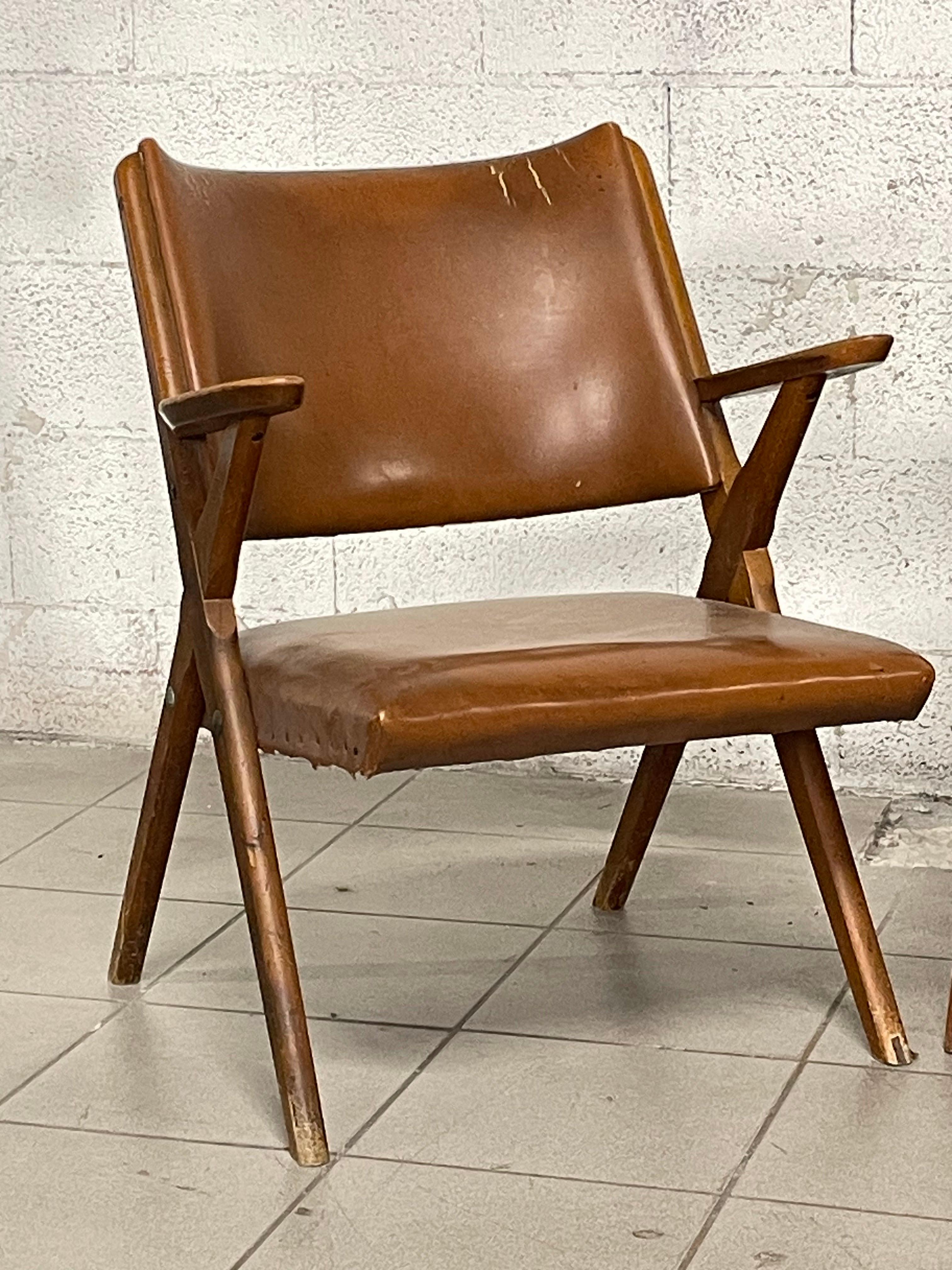 Sessel aus den 1960er Jahren vom Möbelhersteller Dal Vera, Italien im Angebot 9