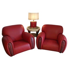 Set di Poltrone a dondolo, Lampada e Tavolino, Elisabetta Gucci, Italia anni '80