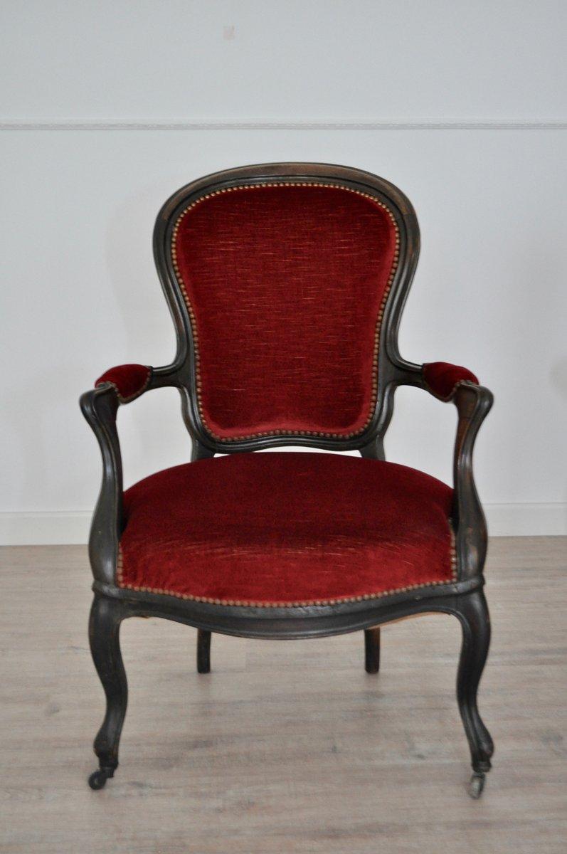 18th Century and Earlier Set di poltrone antiche in stile Luigi Filippo, Italia in vendita