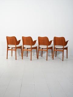 Set di quattro sedie danesi di Hans Olsen